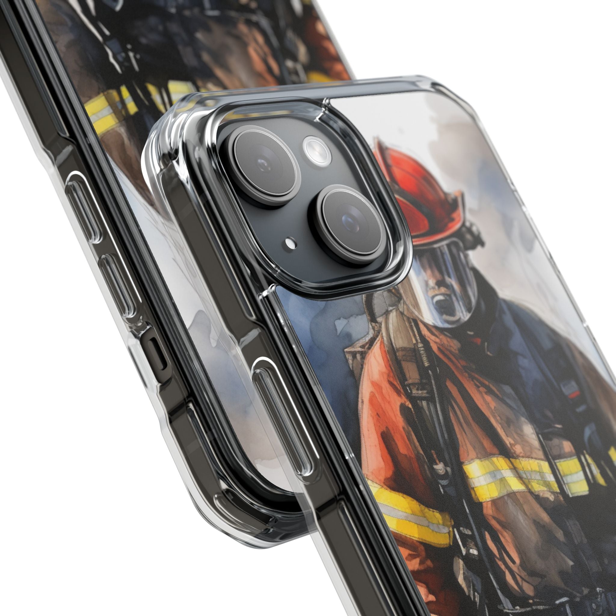 Firefighter In Motion iPhone Case - Impact