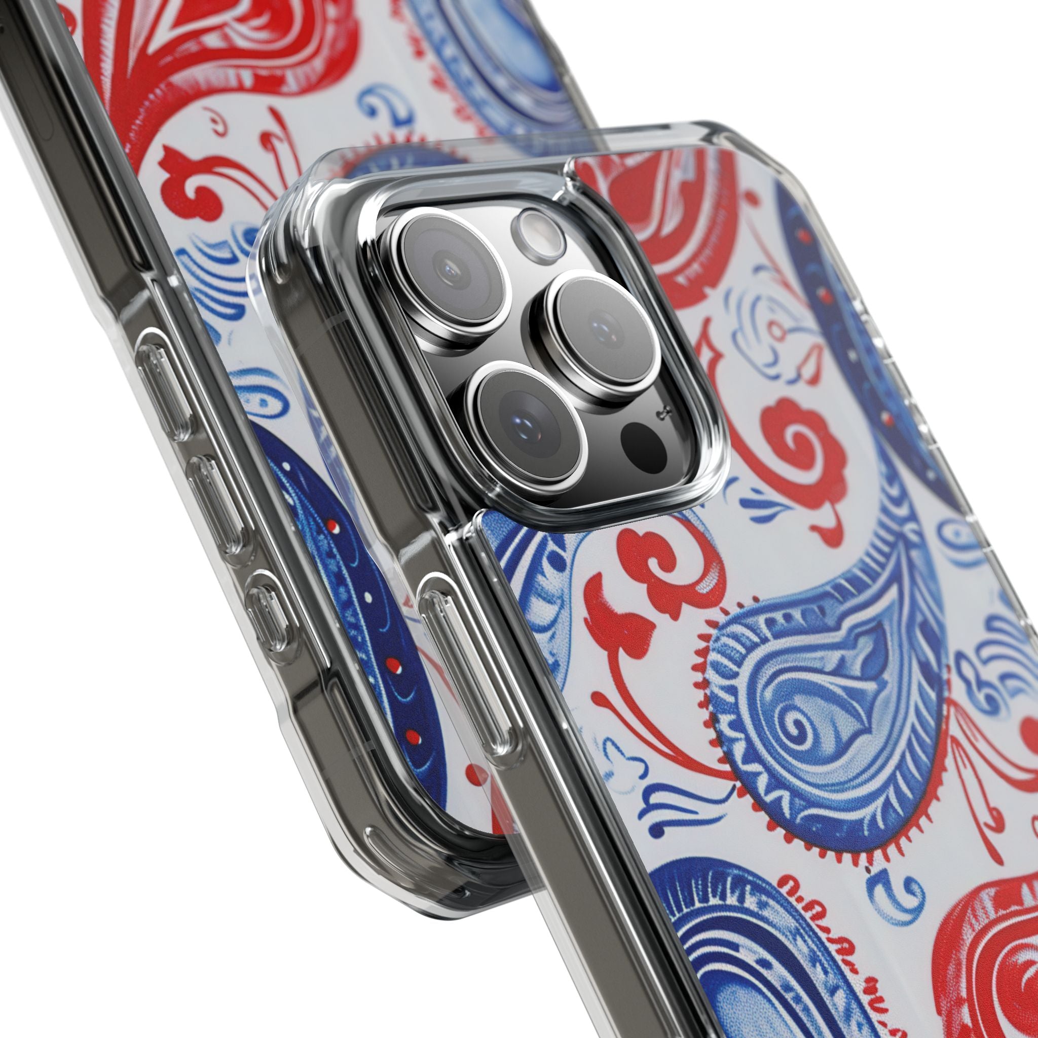 Vibrant Paisley Swirls iPhone 16 - Impact Clear+
