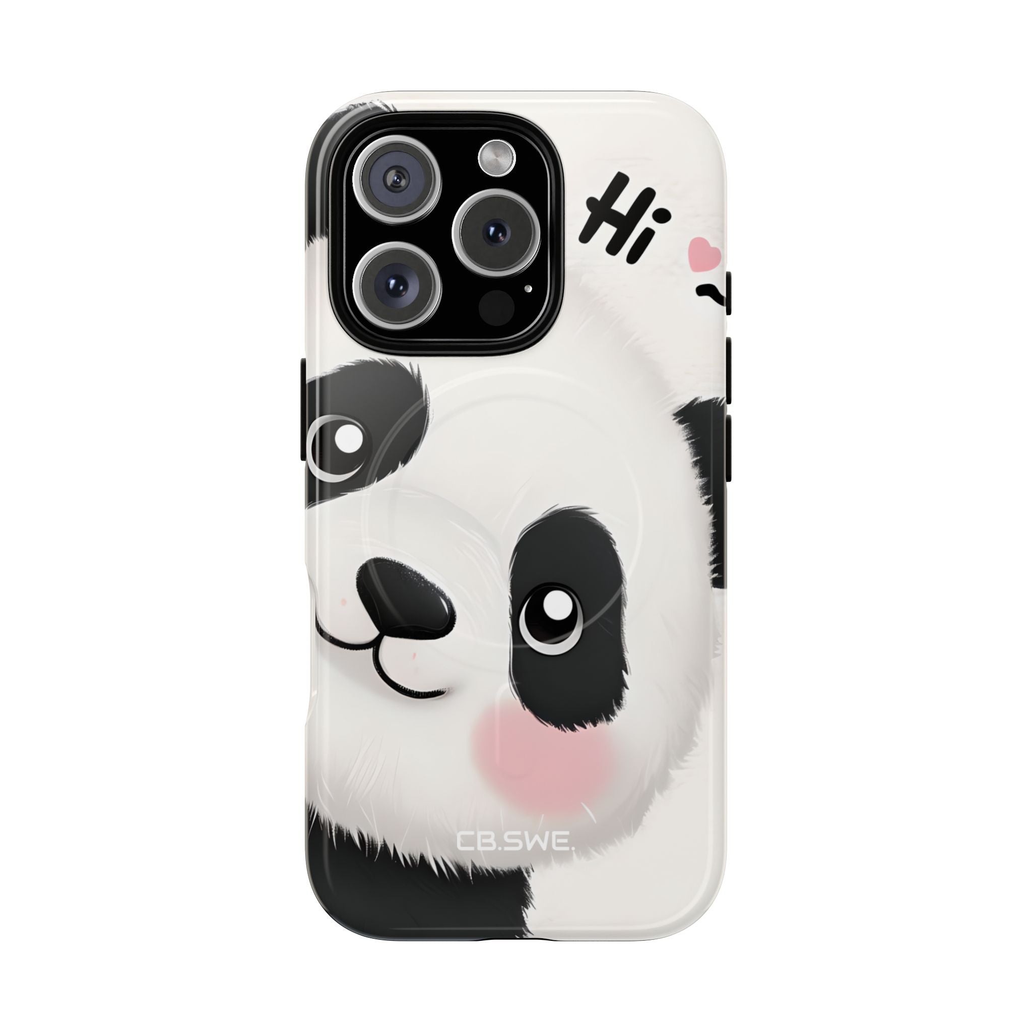 Entzückendes Panda-verspieltes Hi-Text-Telefon iPhone 16 - Tough+