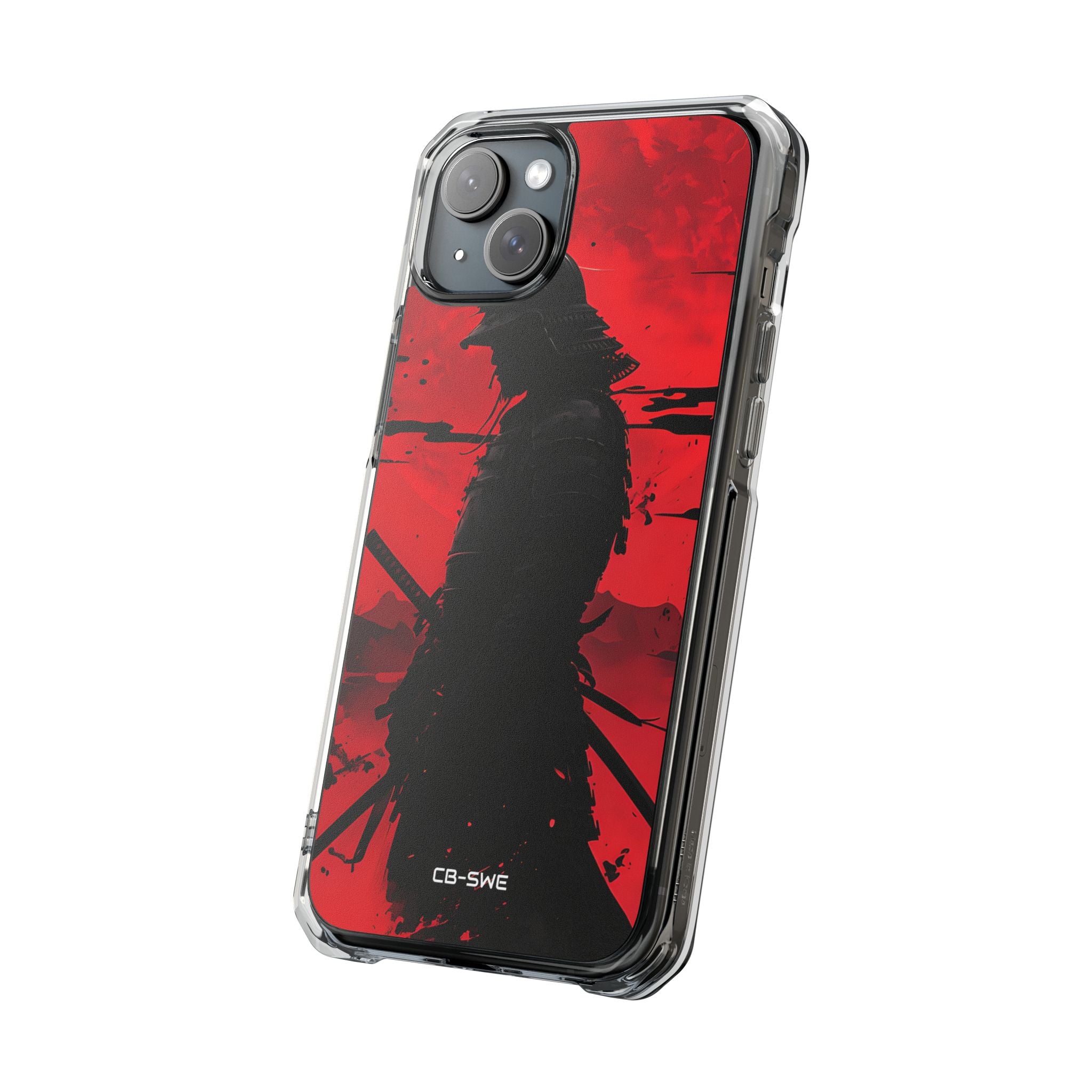 Red Samurai Shadow iPhone Case - Impact