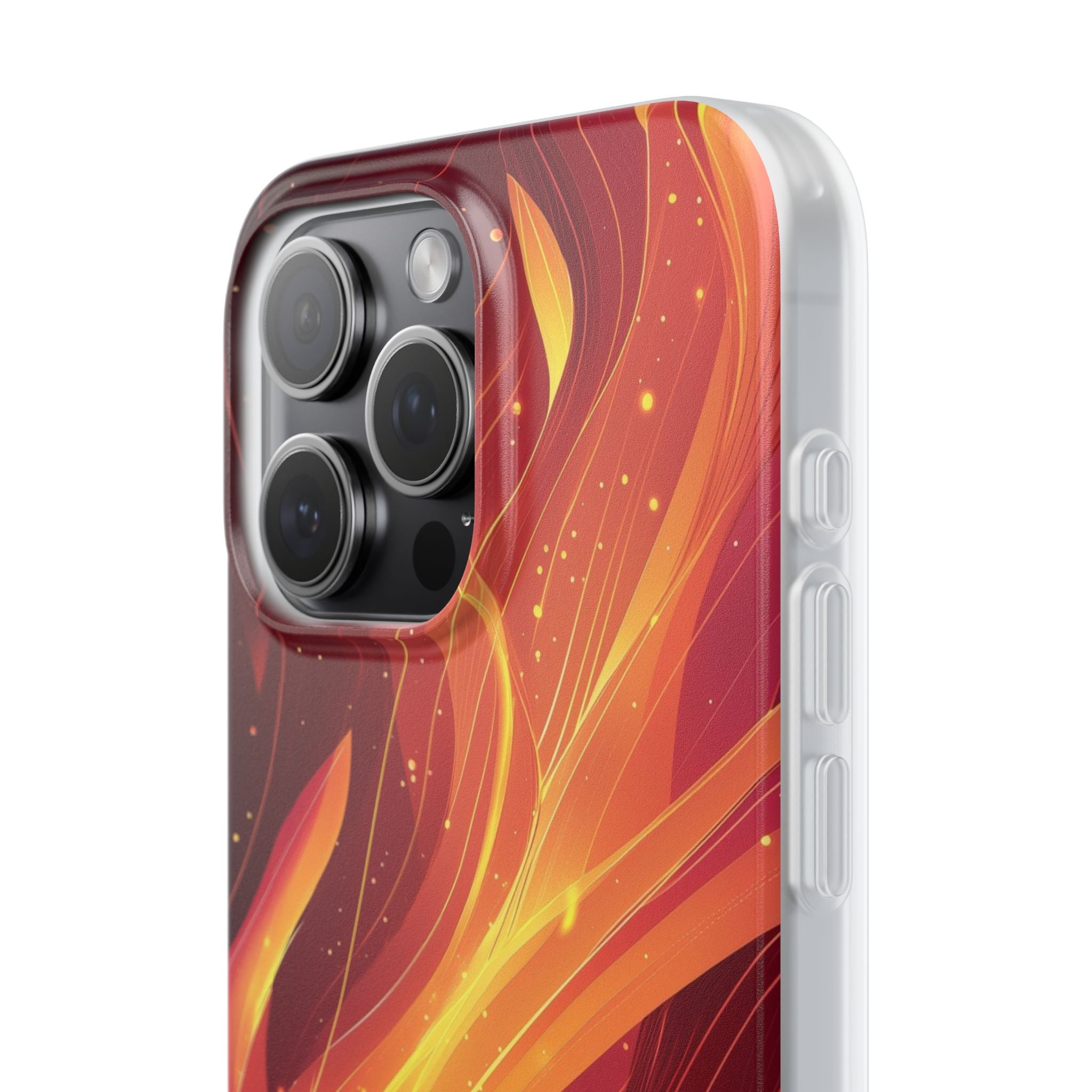 Flaming Flow iPhone 15 Pro Max Case - Soft