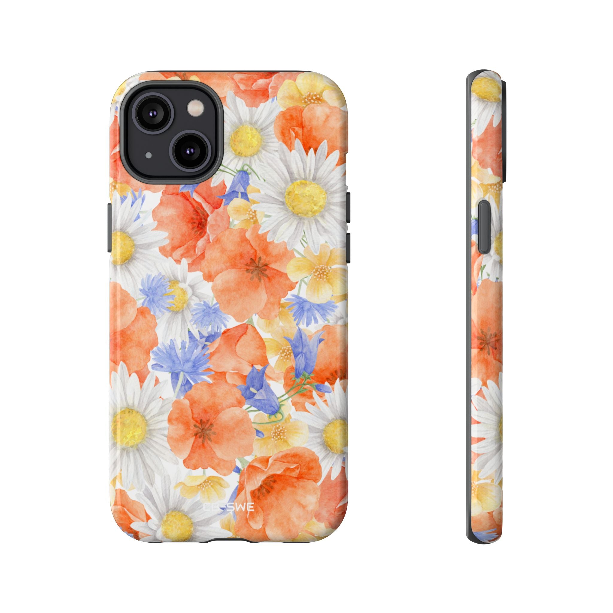 Watercolor Floral Harmony - iPhone Case