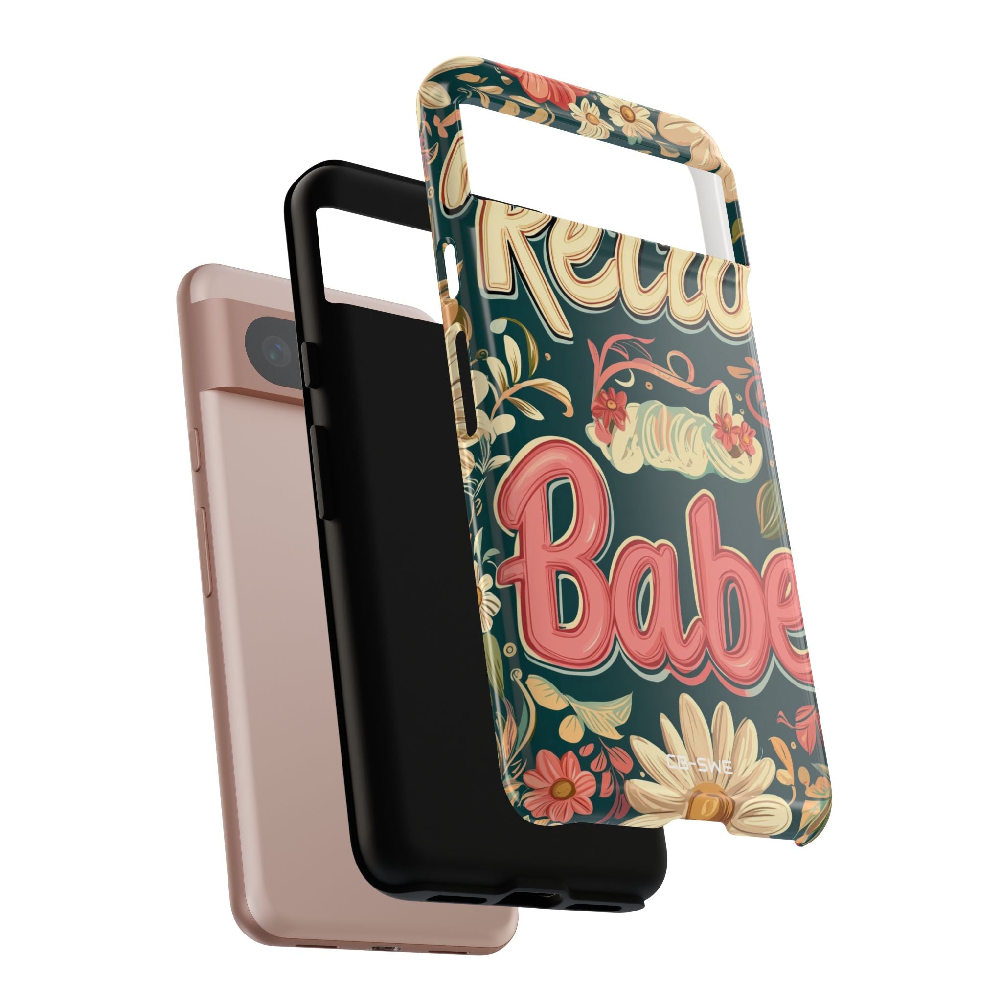 Floral Curves Embrace - Google Pixel Case