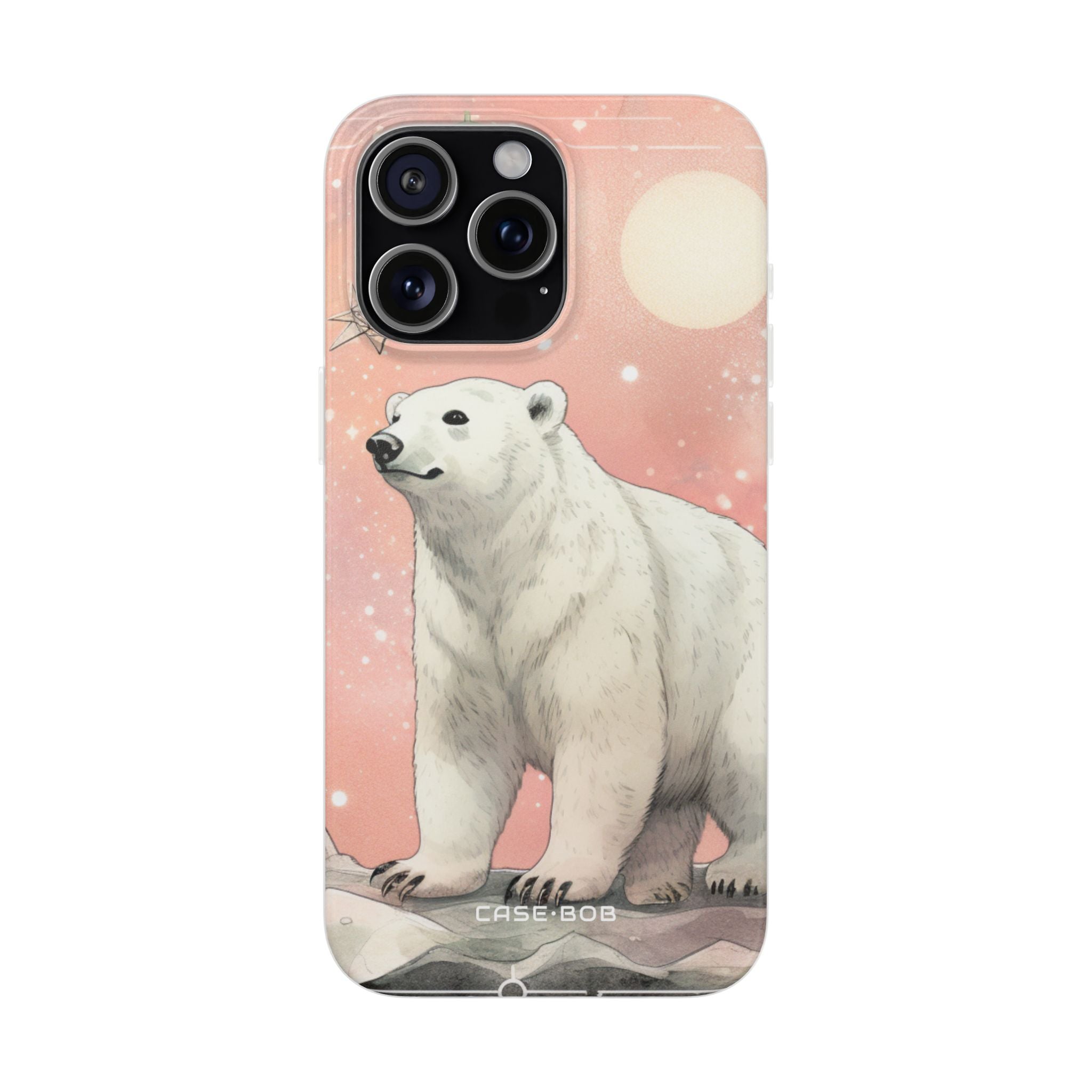 Polar Bear Dream iPhone 15 Pro Max Case - Soft