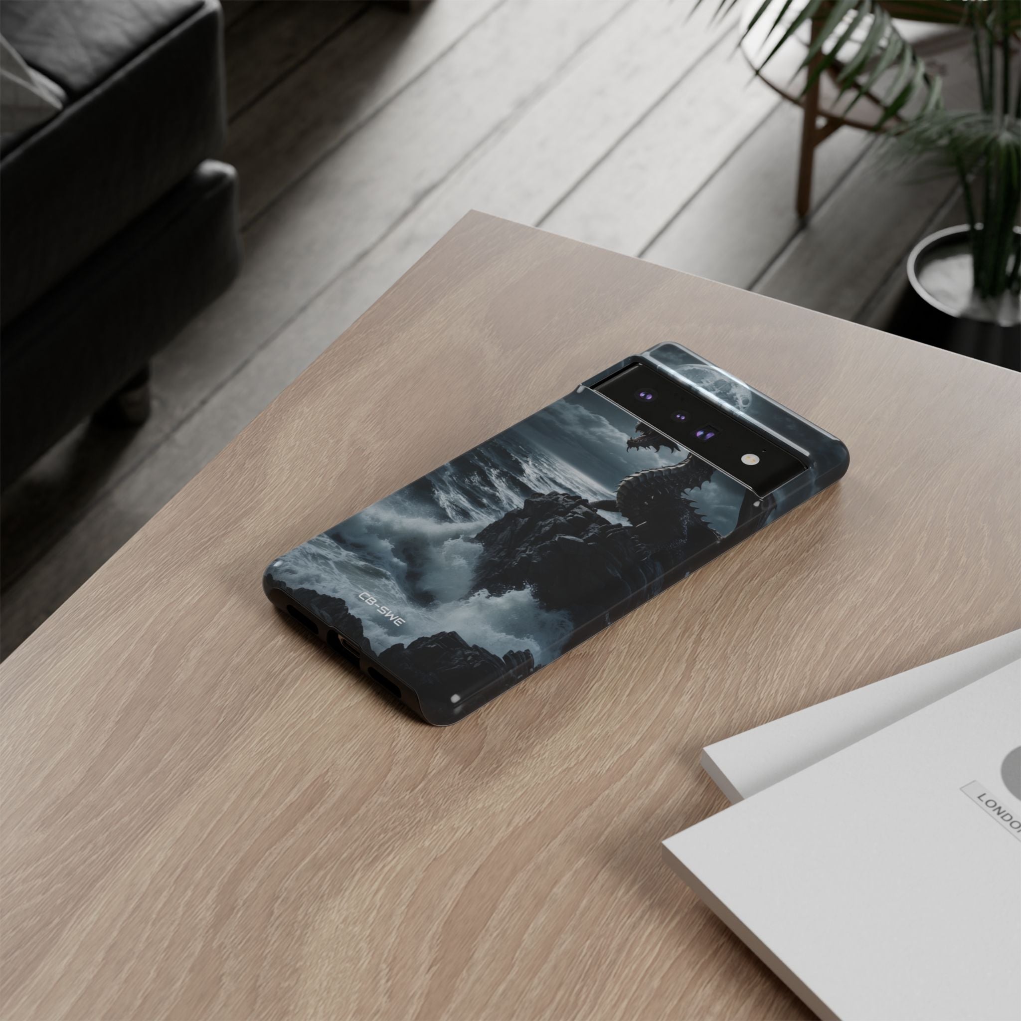 Dragon Roars Against Sea - Google Pixel Case