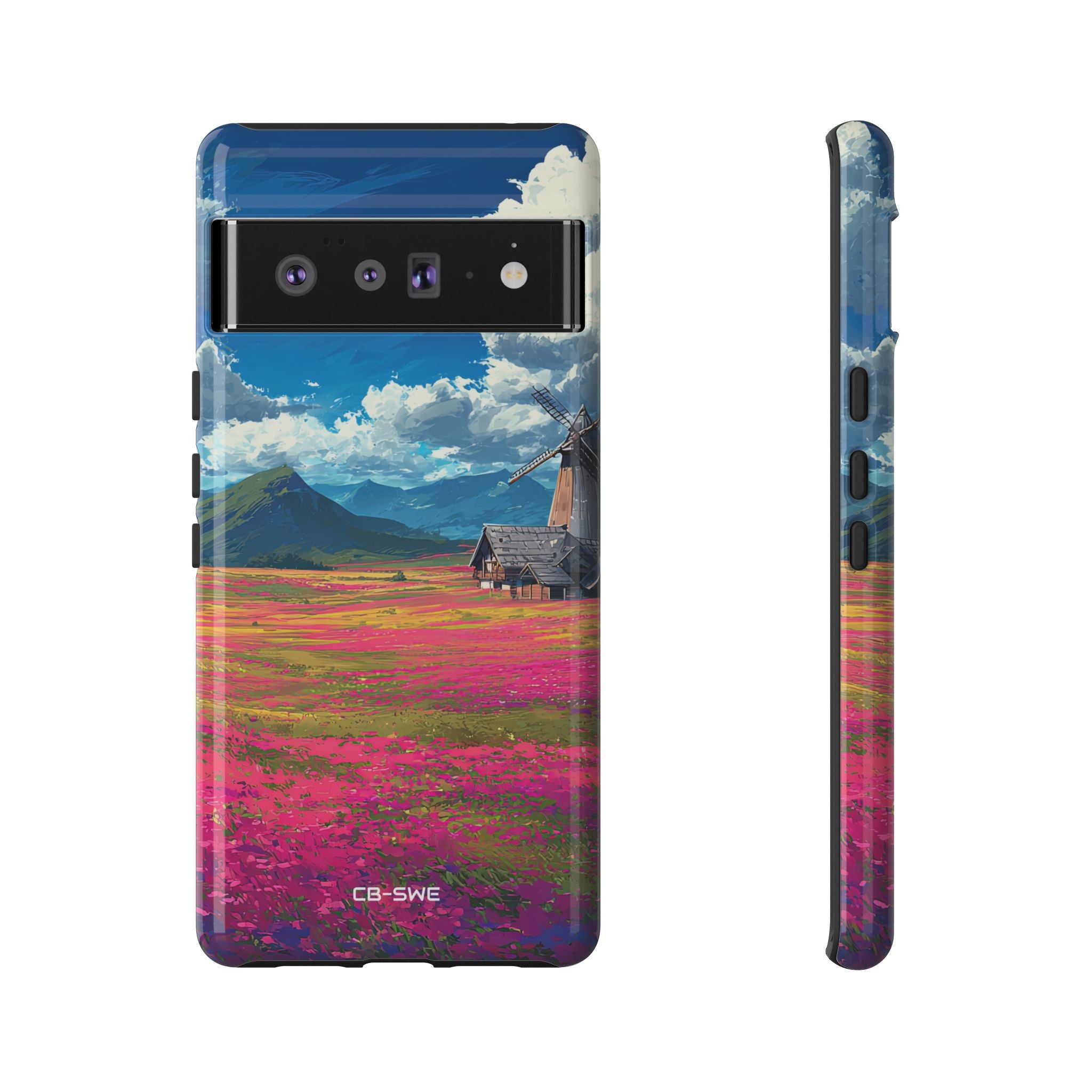 Impressionistic Summer Windmill - Google Pixel Case