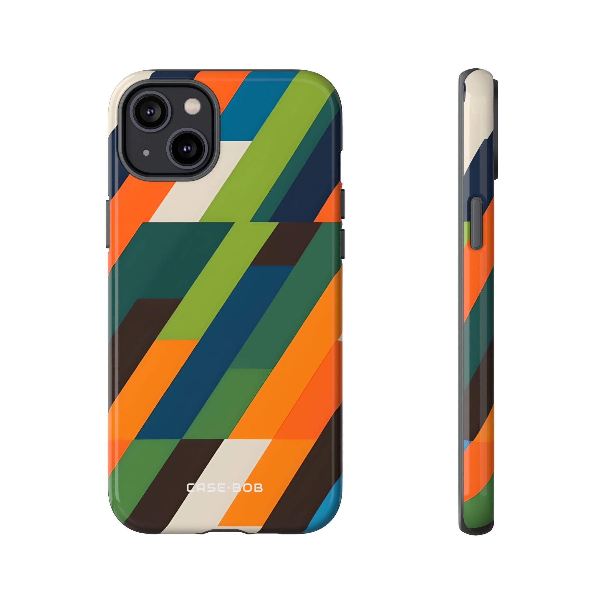 Diagonal Blaze iPhone 14 Plus Case - Tough