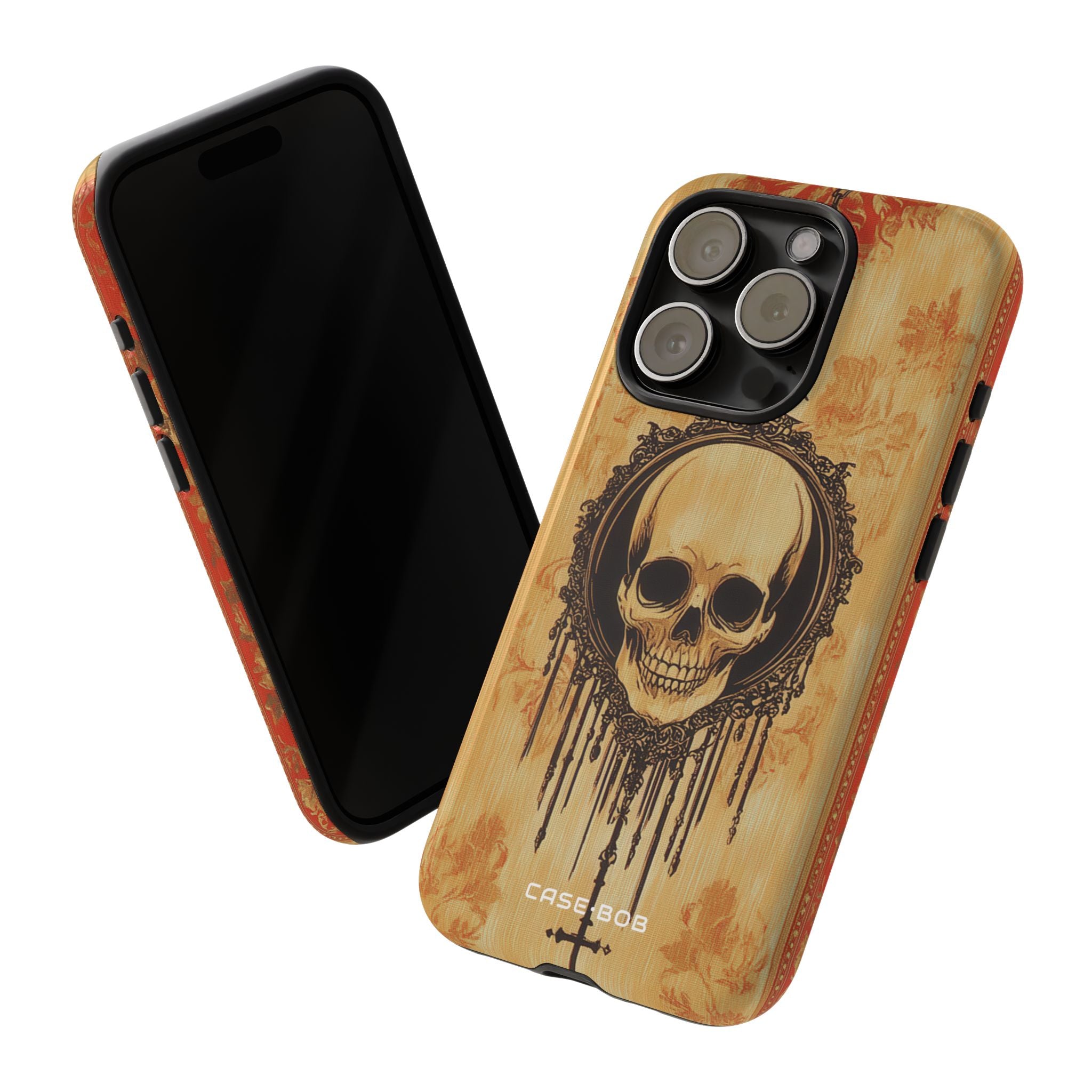 Skull Pendant iPhone 15 Pro Case - Tough
