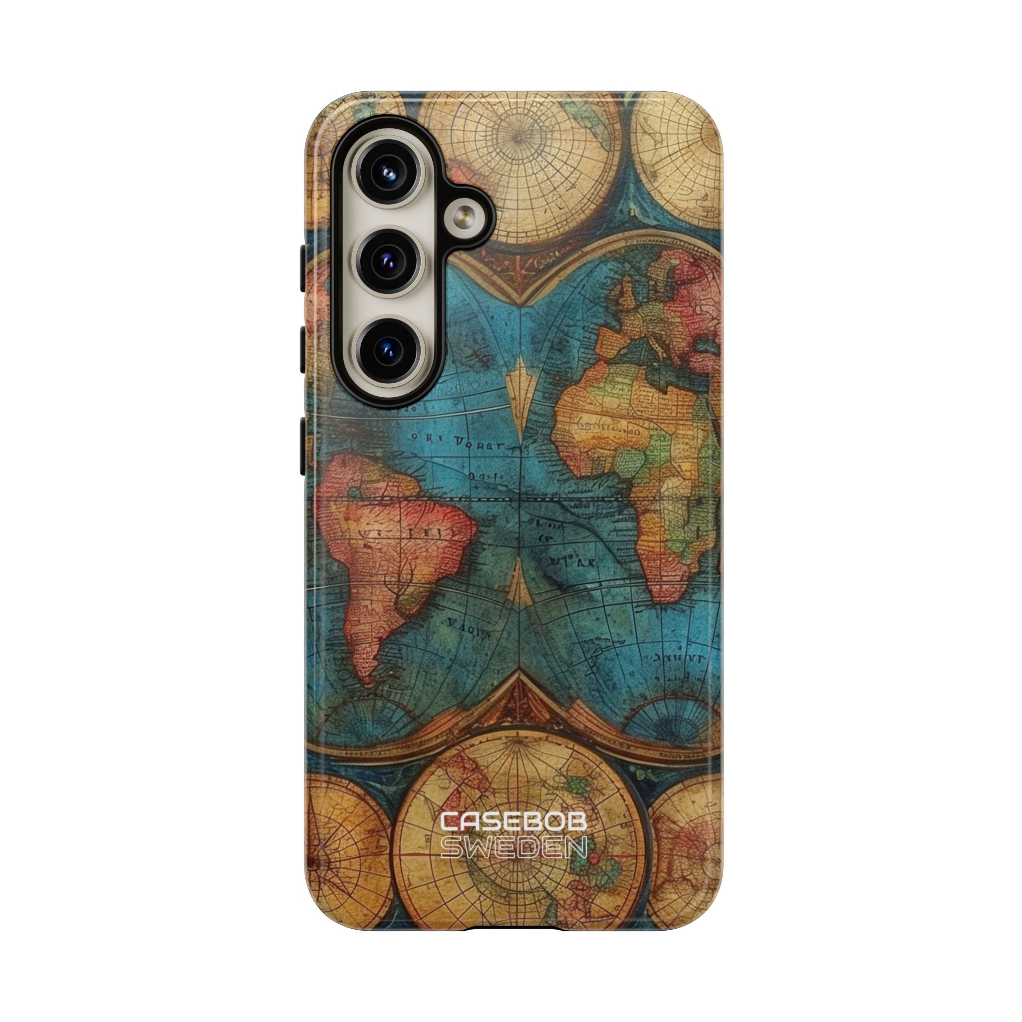 Vintage World Map Samsung S24 - Tough