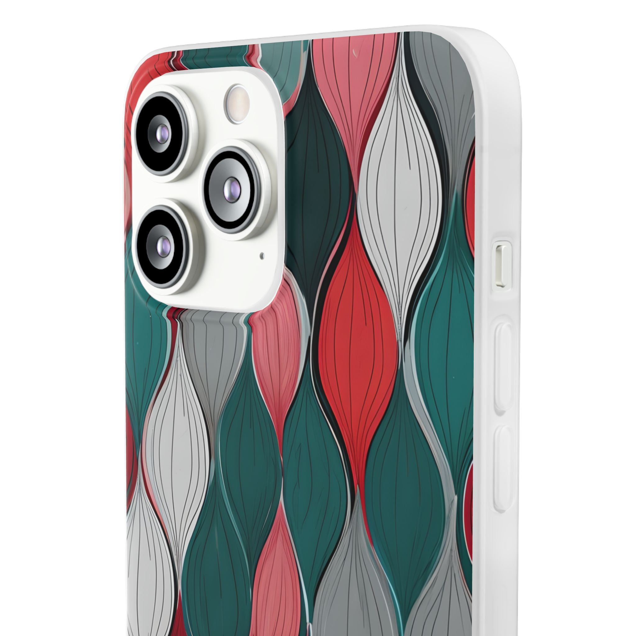 Leaf Cascade Teal iPhone 13 Pro Max - Soft