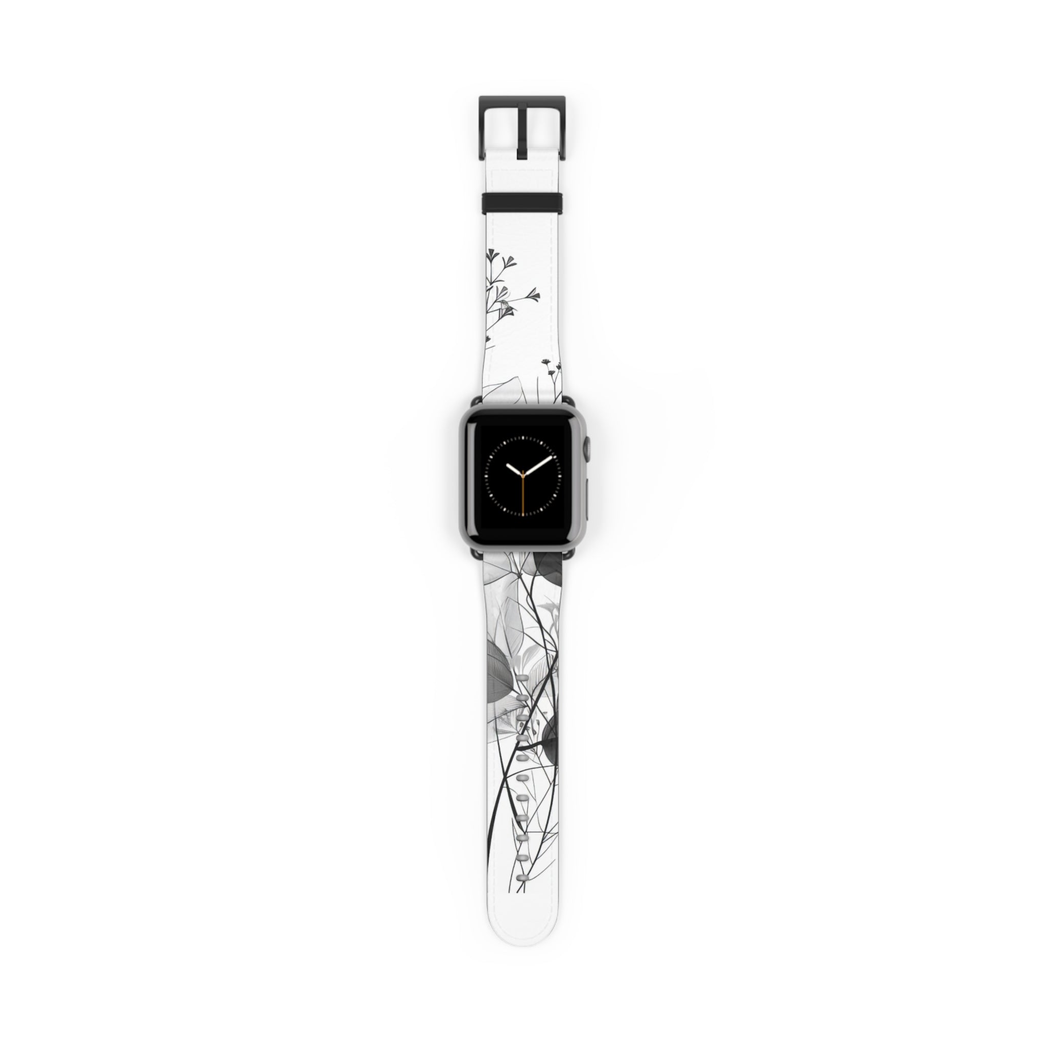 Silver Leaves - Watch Band