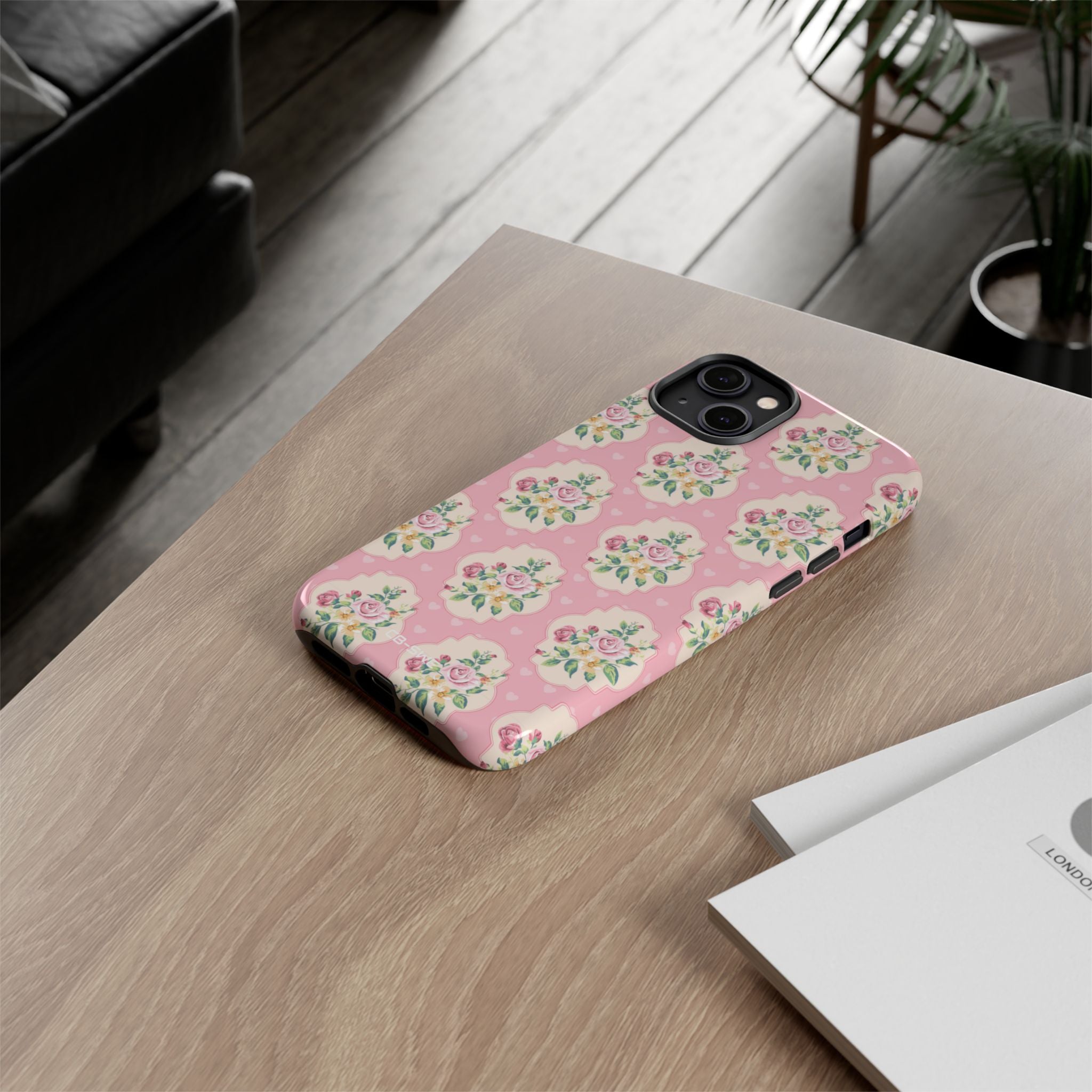 Vintage Floral Romance - iPhone Case
