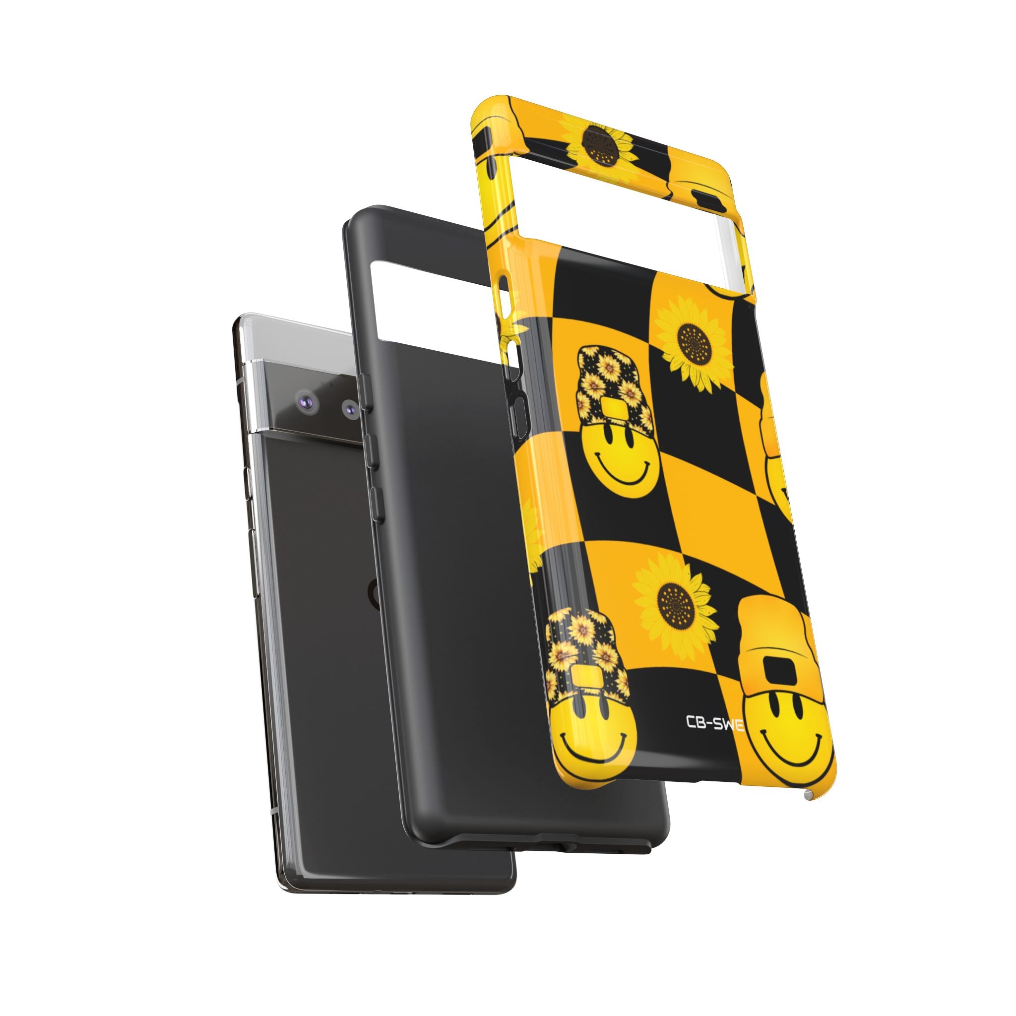 Joyful Checkered Smiles - Google Pixel Case