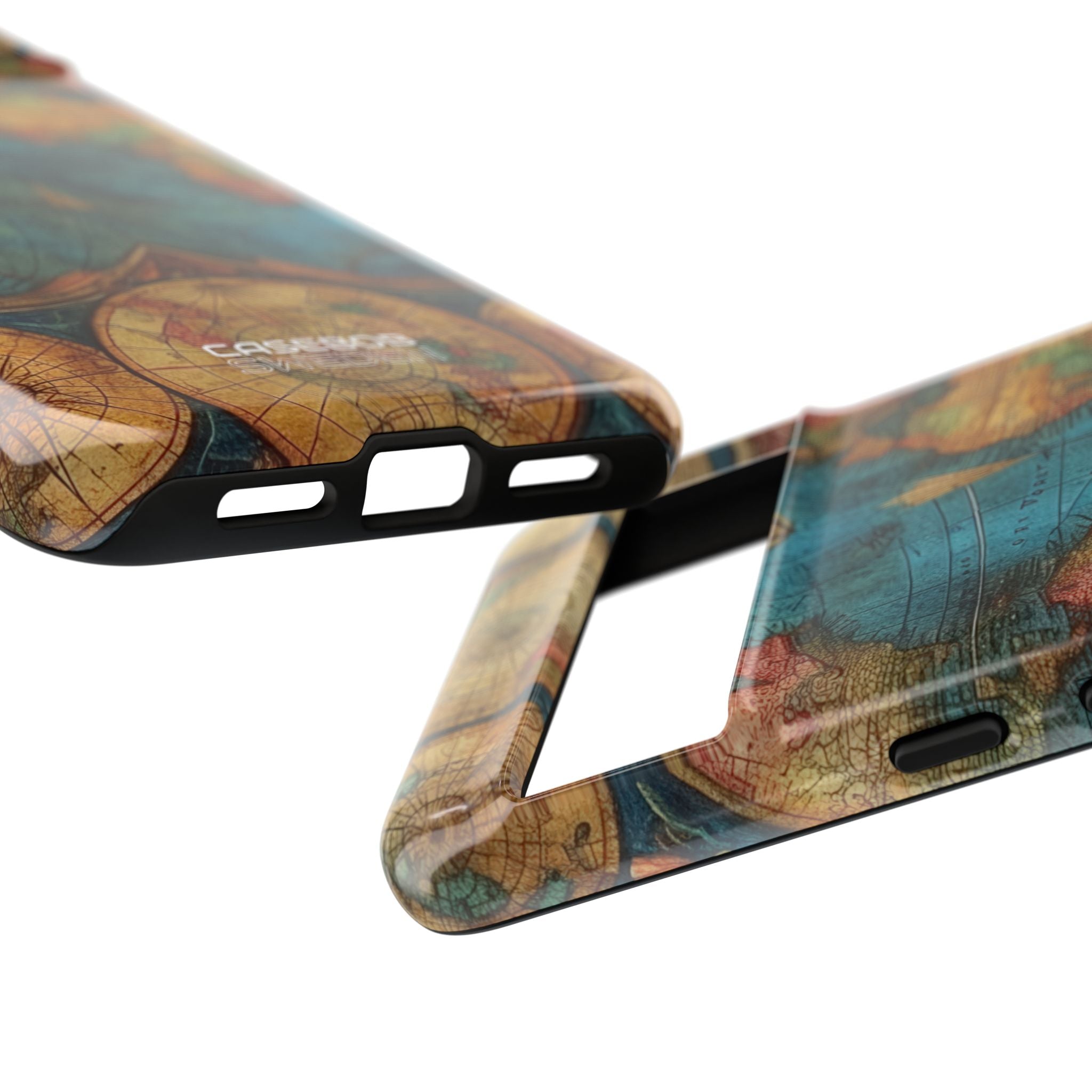 Vintage World Map Google Pixel 8 - Tough