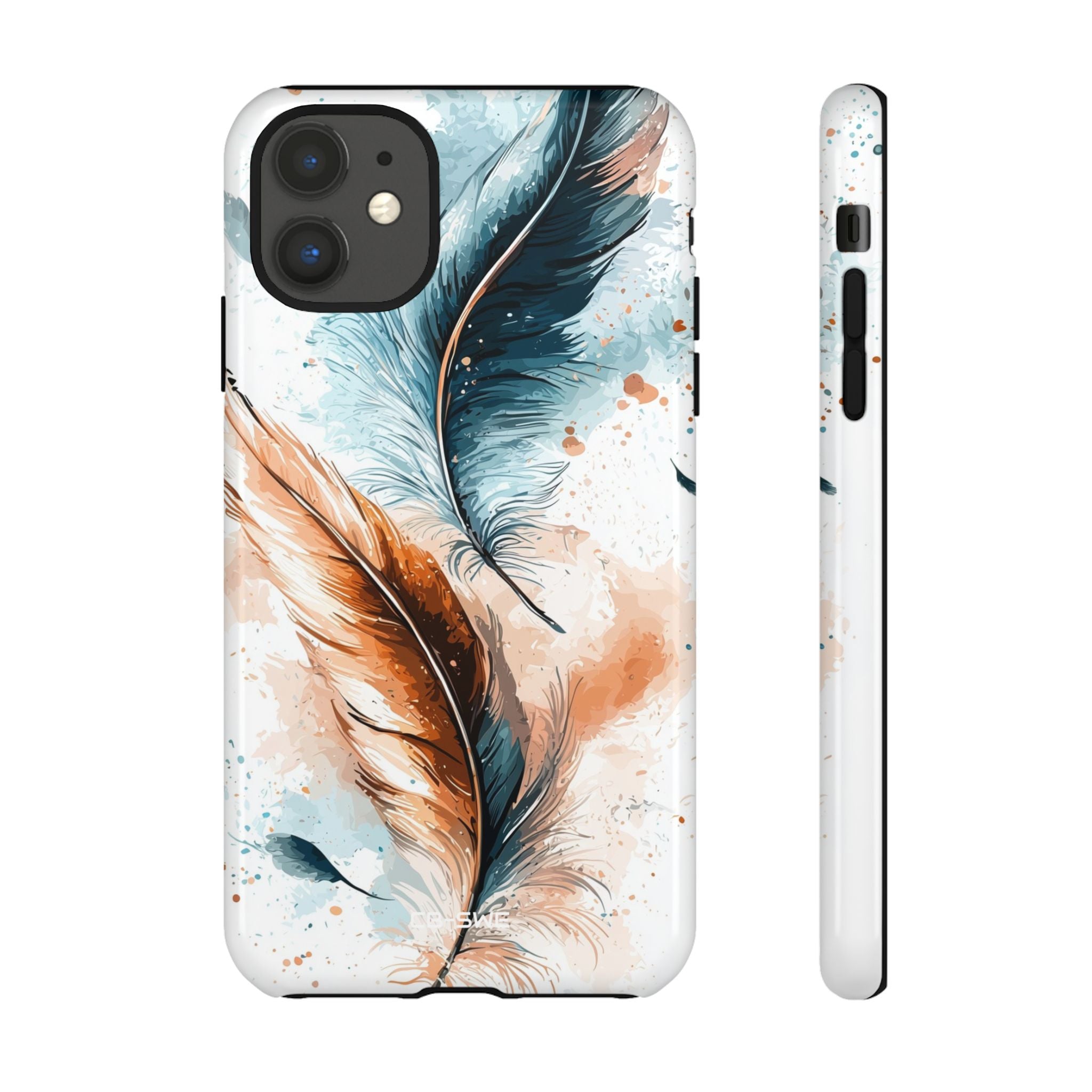 Feathers Dance Lightly - iPhone Case