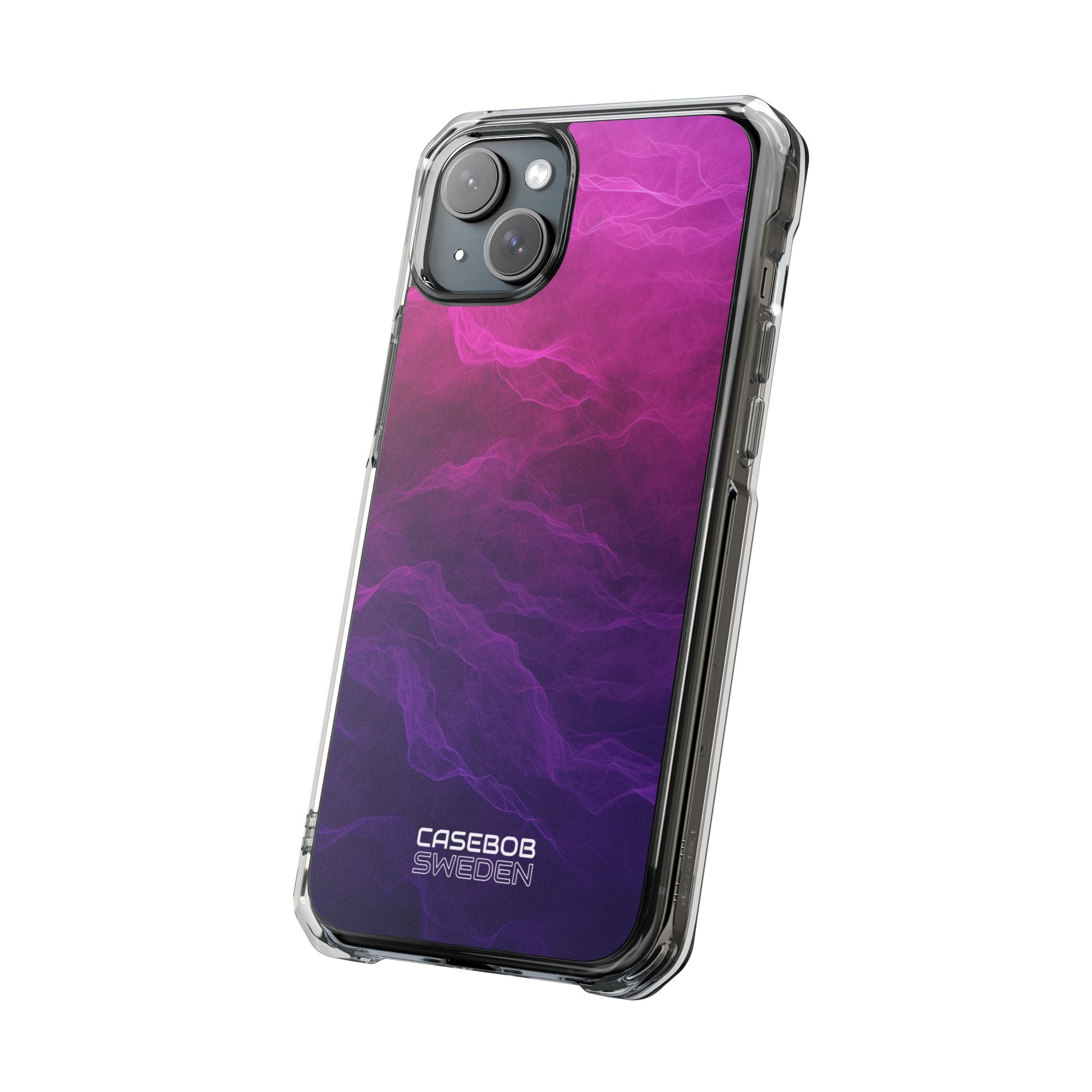 Violet Dream Currents iPhone 15 - Impact Clear+