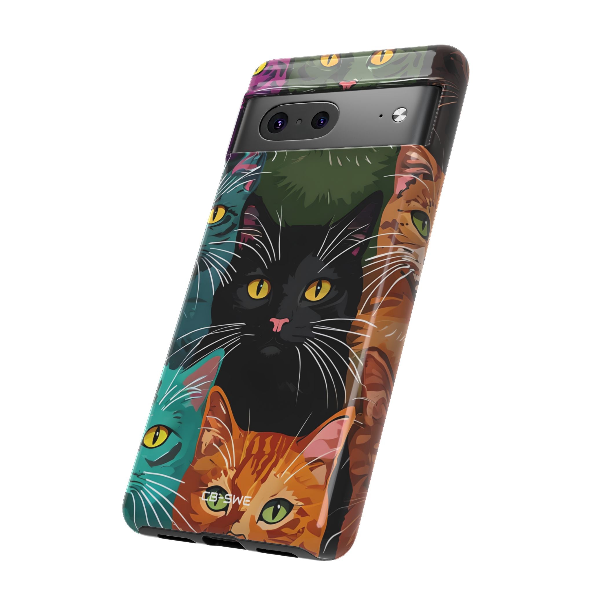 Colorful Cat Charisma - Google Pixel Case