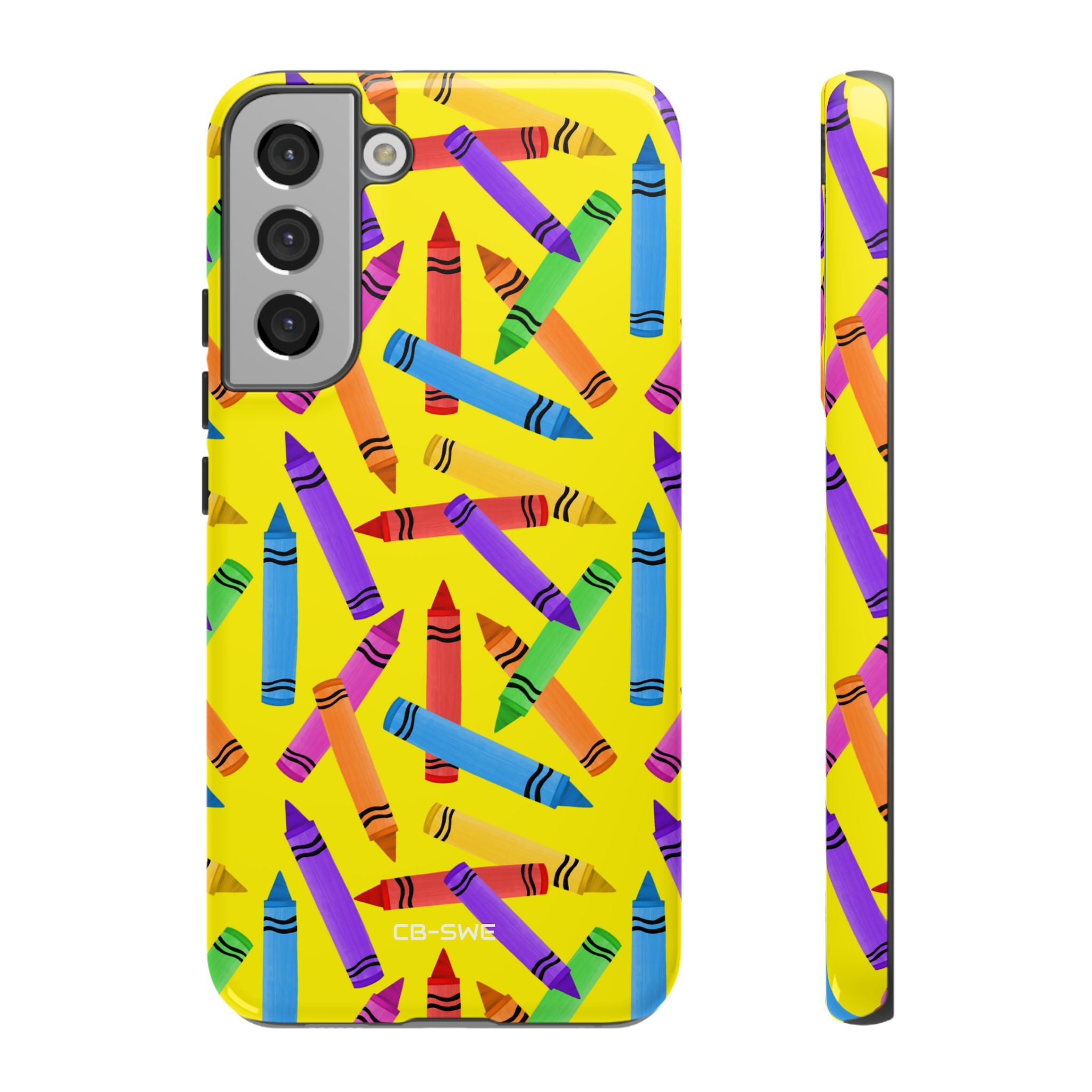 Crayons Scatter Playfully - Samsung Case