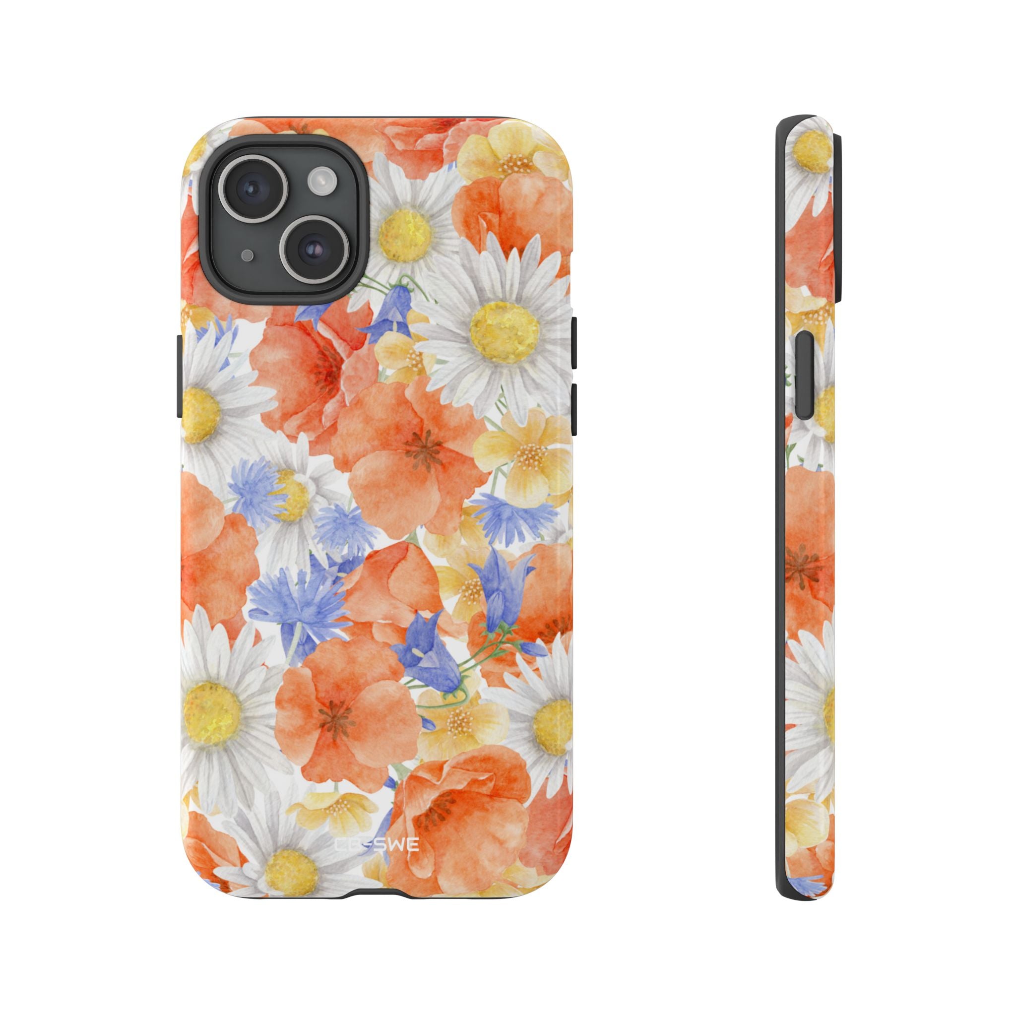 Watercolor Floral Harmony - iPhone Case