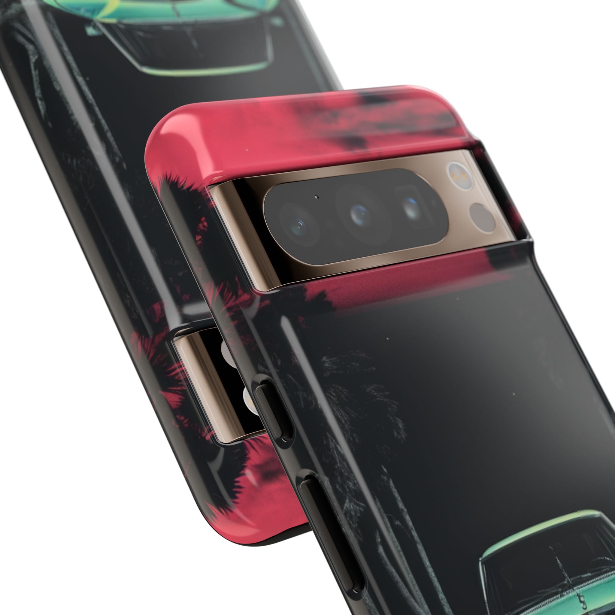 Retro Futuristic Nightscape - Google Pixel Case