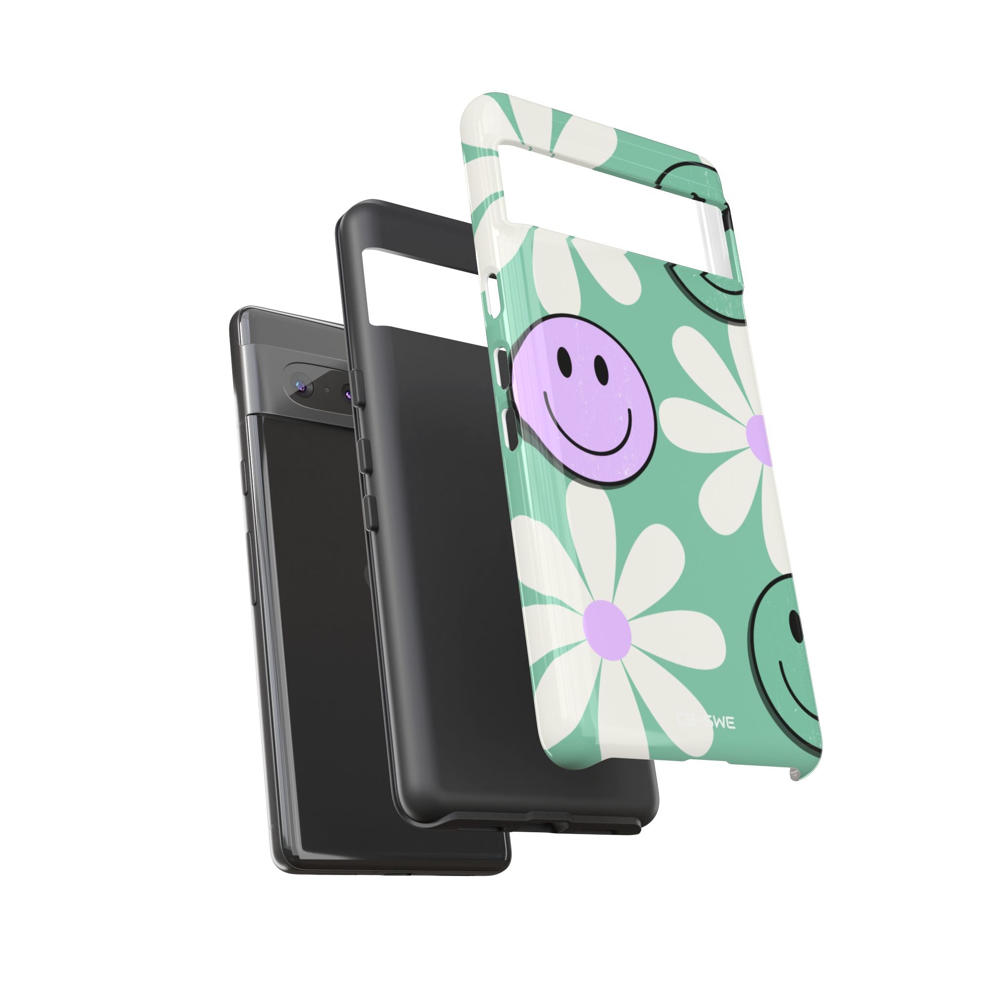 Playful Retro Blooms - Google Pixel Case