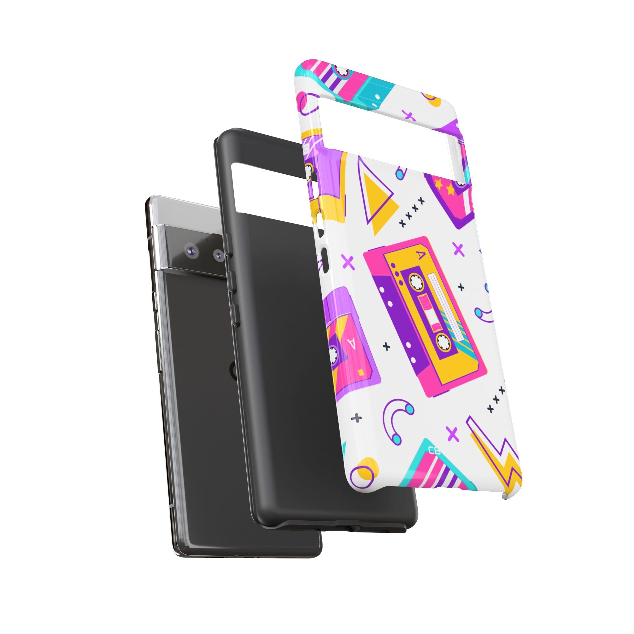 Retro Cassette Chaos - Google Pixel Case