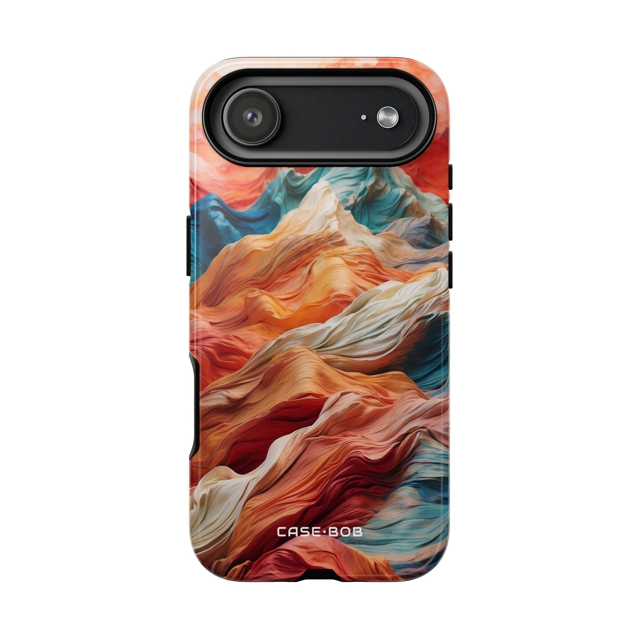 Fabric Peaks Cream iPhone 17 Air Case - Tough