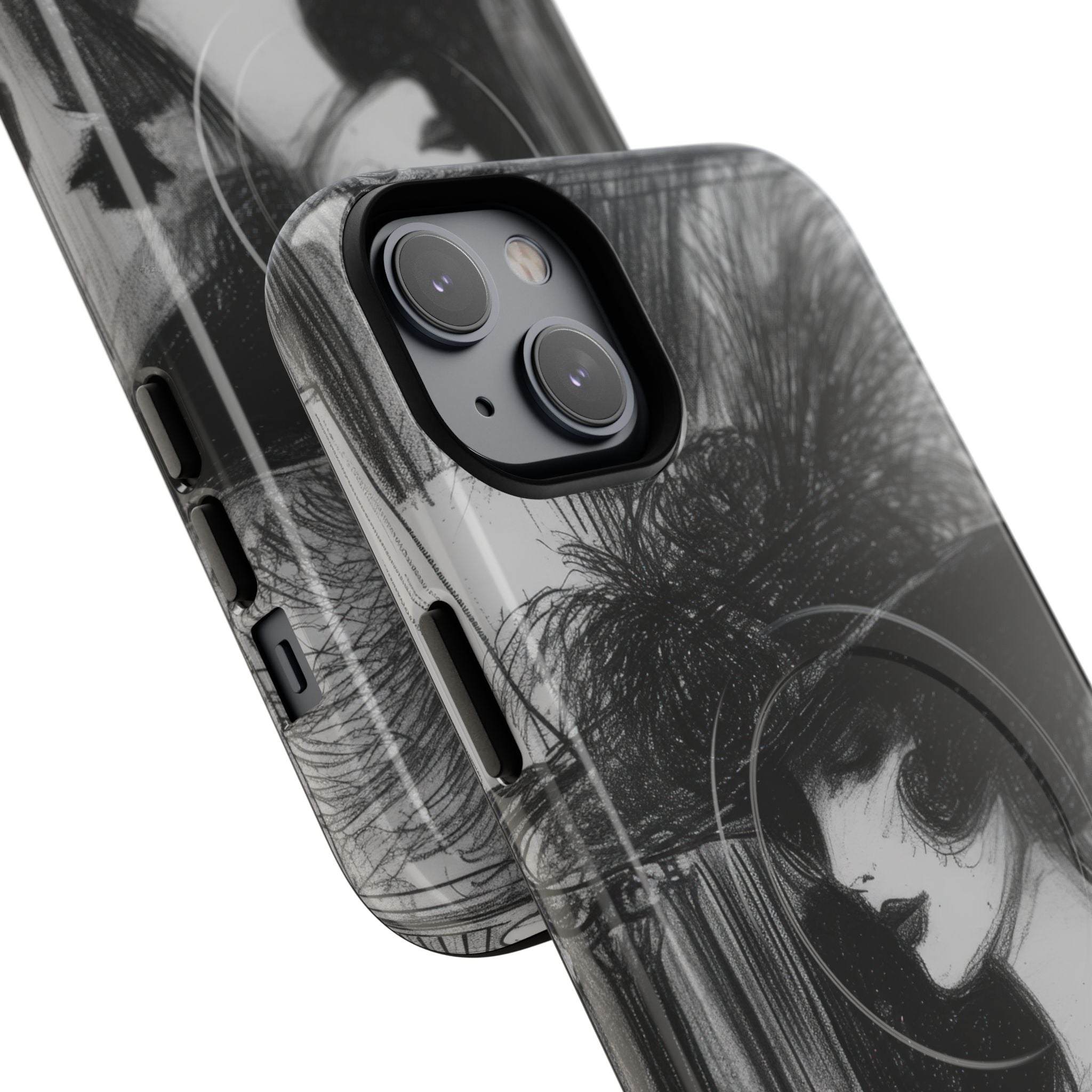Vintage Feather Elegance iPhone 14 - Tough+