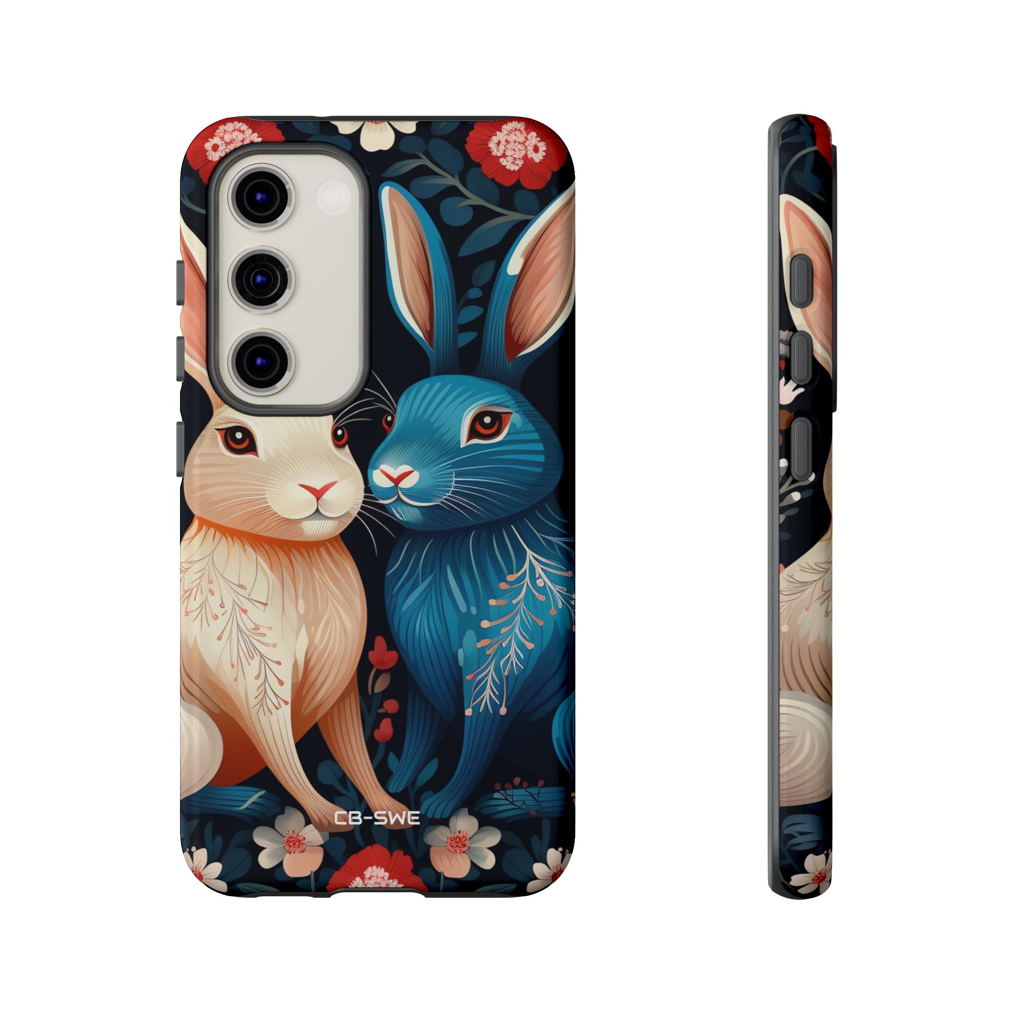 Rabbits Embrace Blossoms - Samsung Case