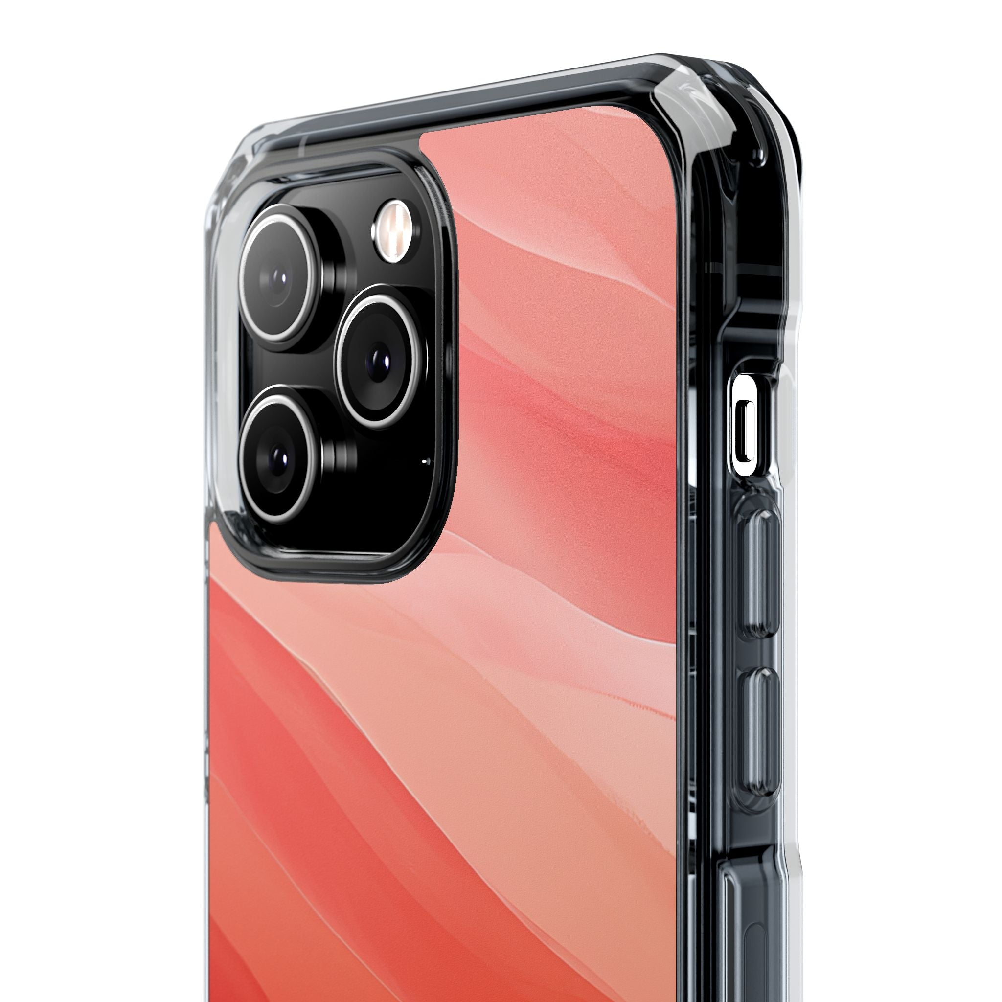 Flowing Coral Waves iPhone 14 - Impact Clear+