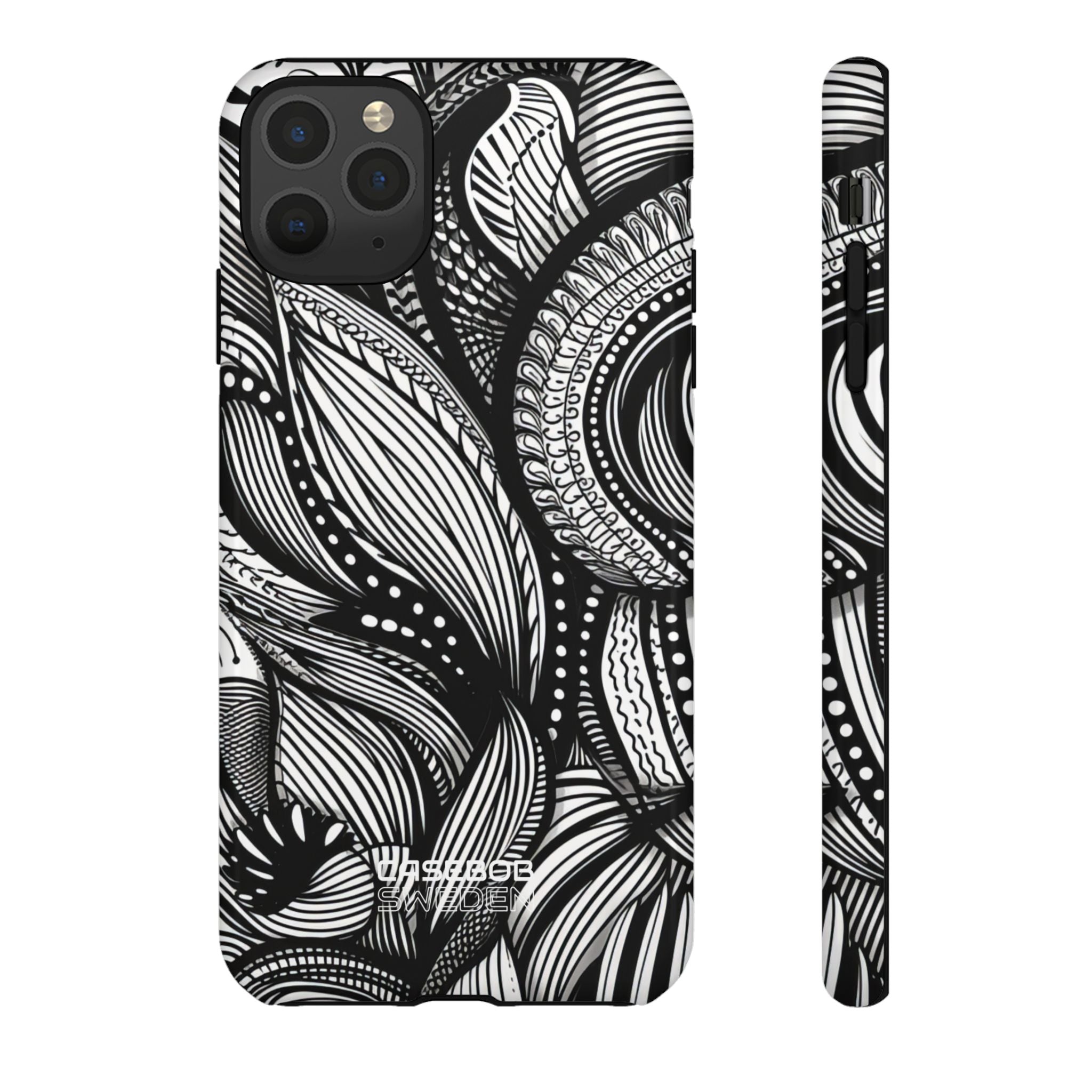 Flowing Ink Lines iPhone 11 - Tough