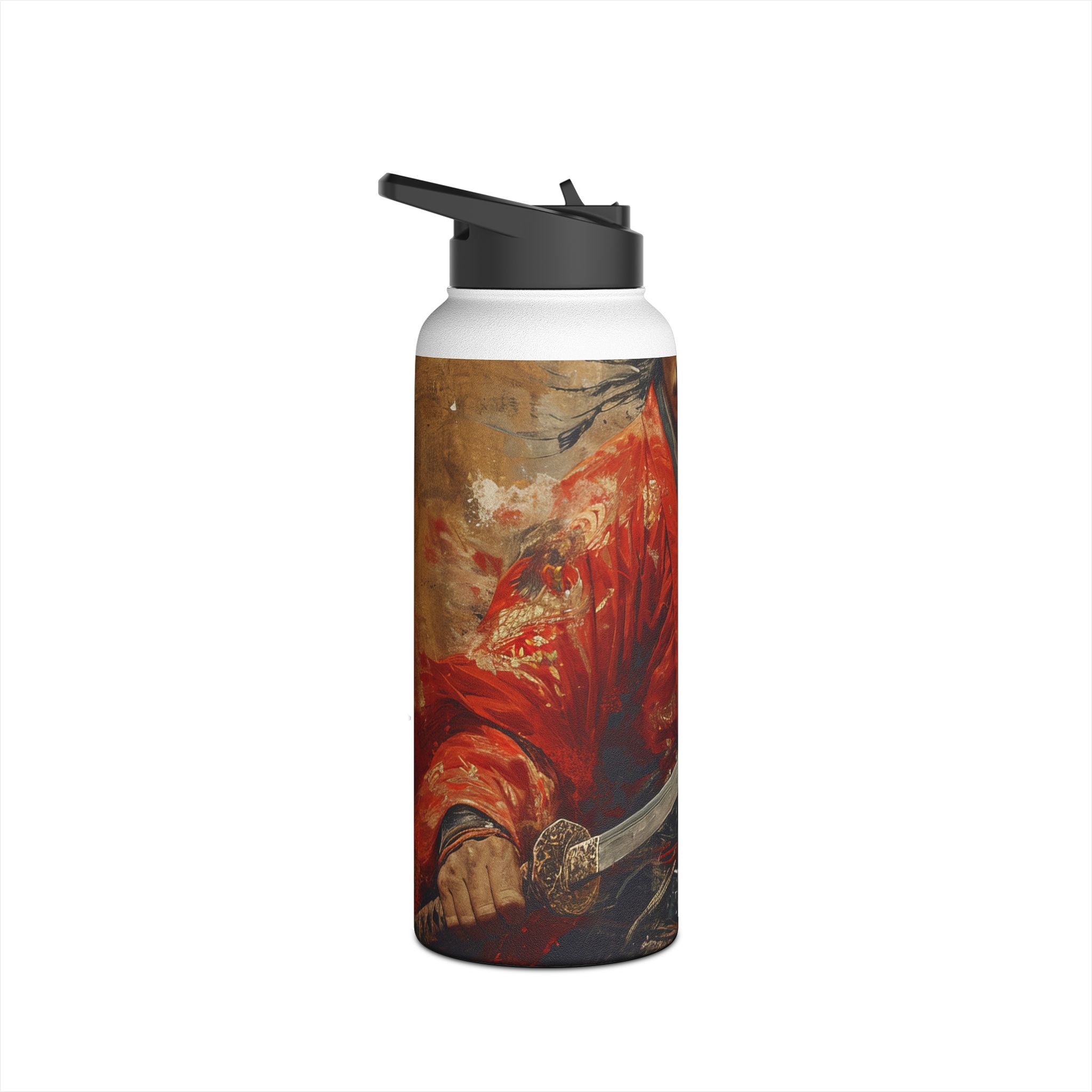 Crimson Samurai - Stainless Steel Water Bottle