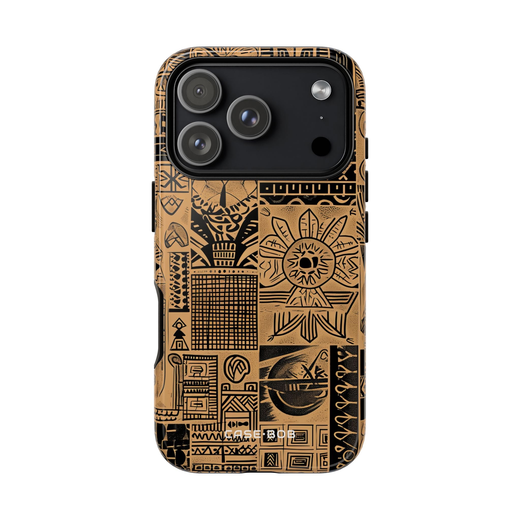 Tribal Faces iPhone 17 Pro Case - Tough