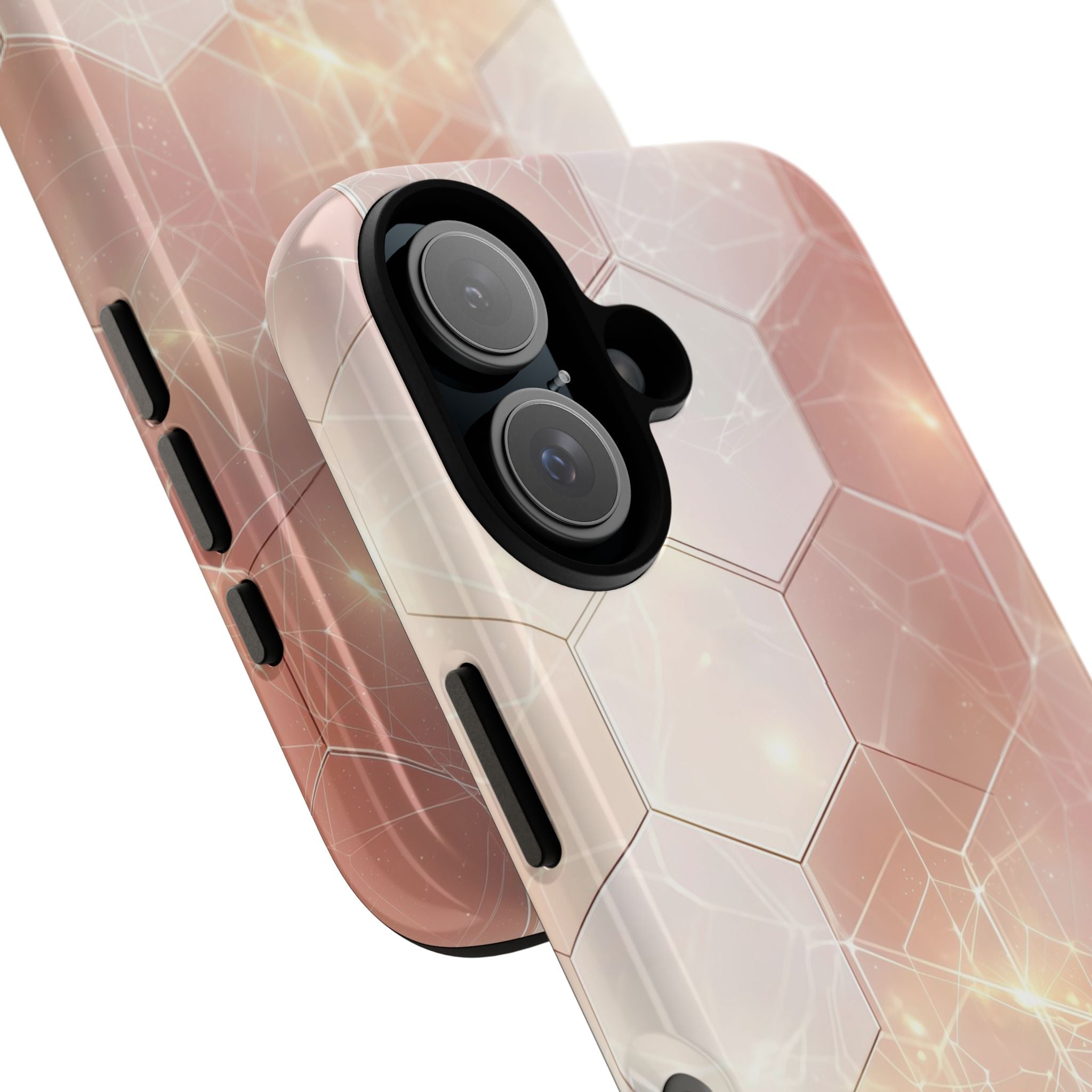 Honeycomb Glow iPhone 16 Pro Case - Tough