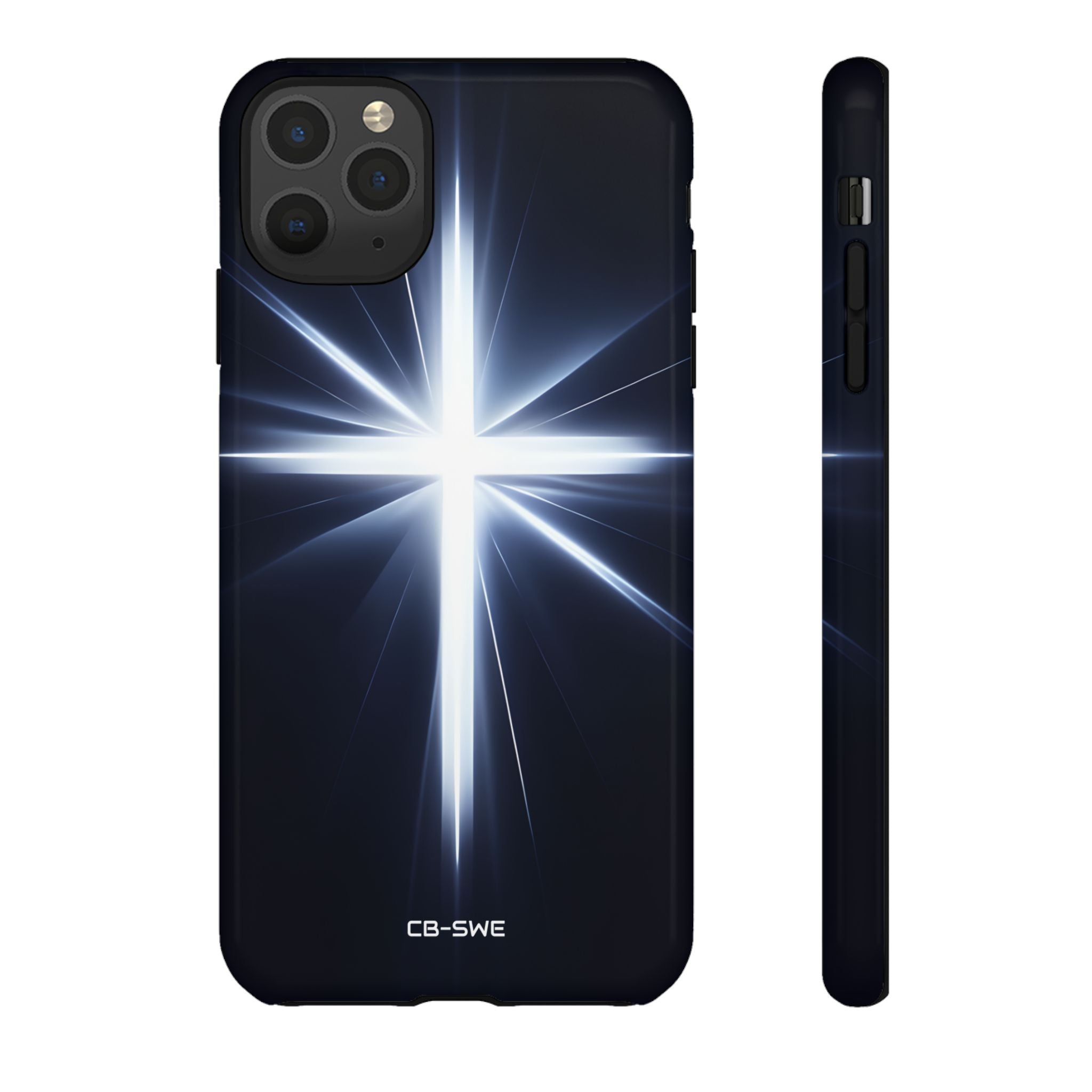 Luminous Cross Radiance - iPhone Case