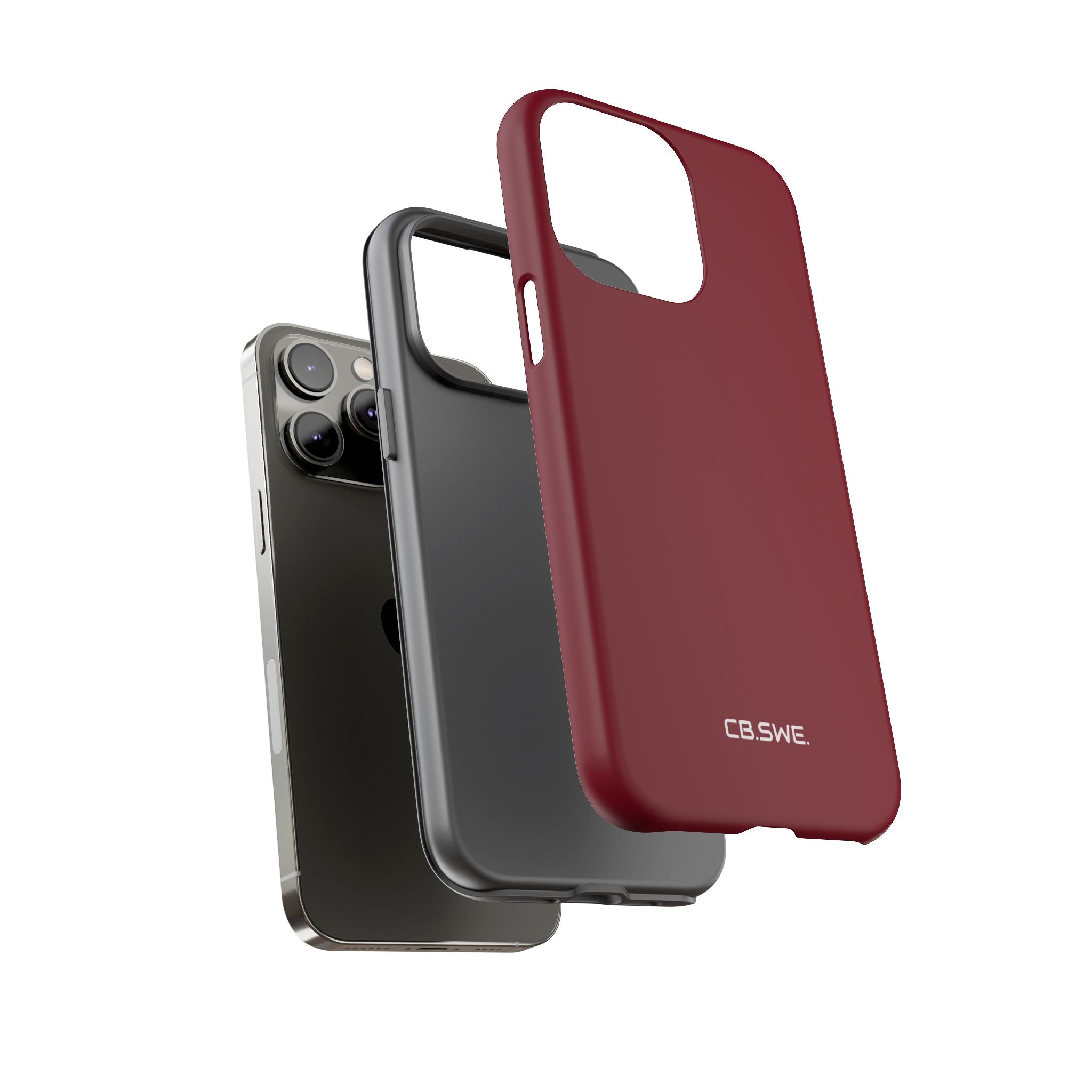 Burgundy iPhone Case - Tough