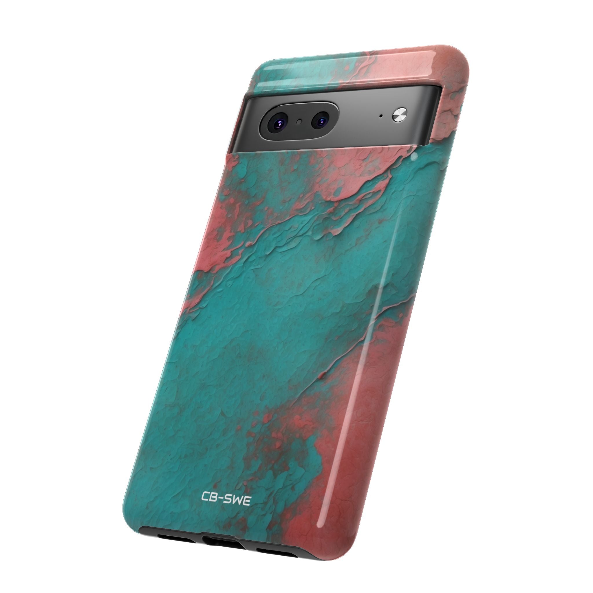 Turbulent Coral Flow - Google Pixel Case