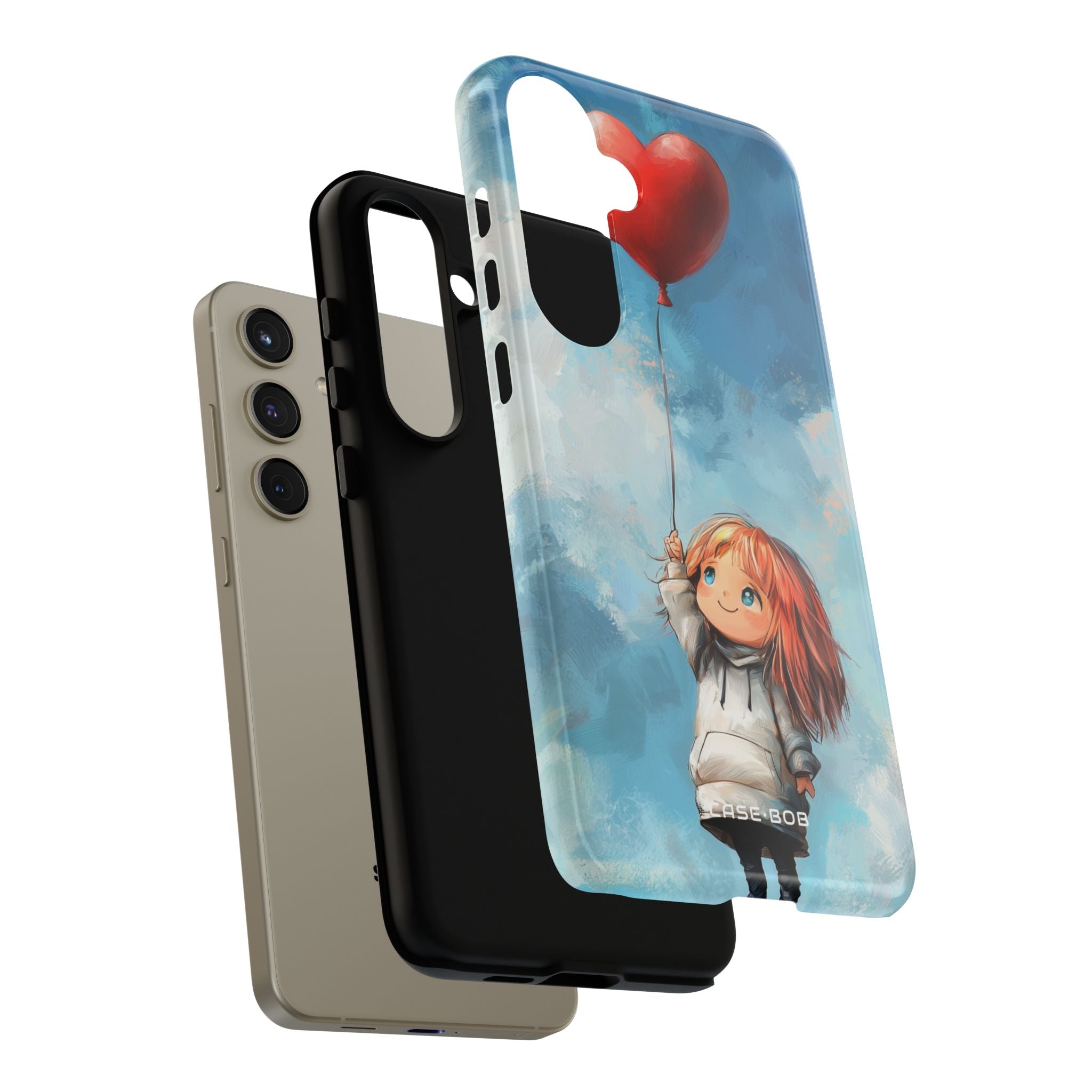 Heart Balloon Whimsy Samsung S24 Plus Case - Tough