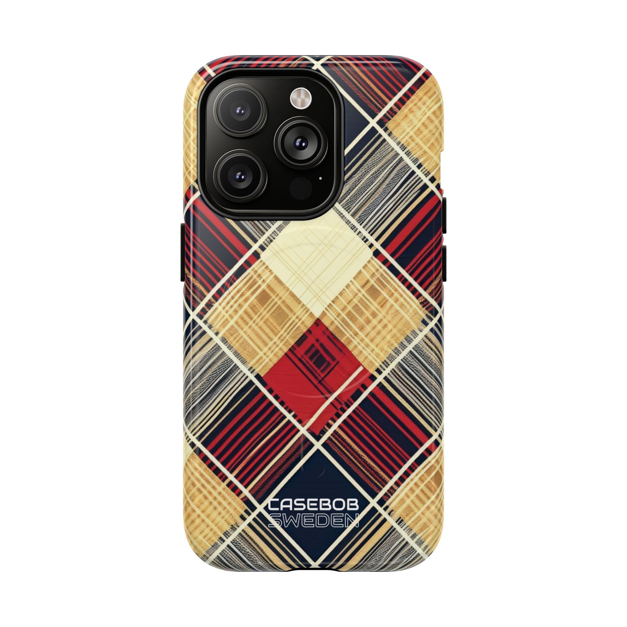 Plaid Diamond Tapestry iPhone 14 - Tough+