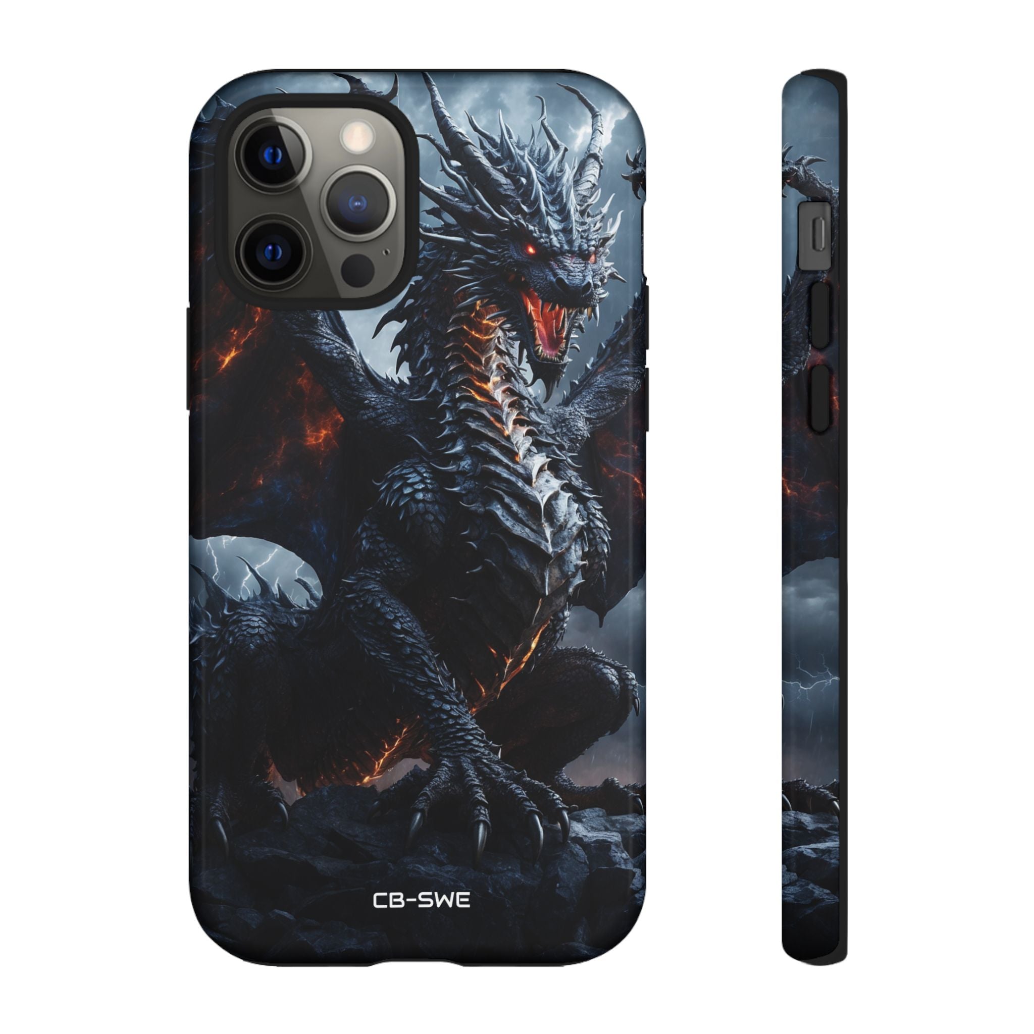 Fiery Wings Unleashed - iPhone Case