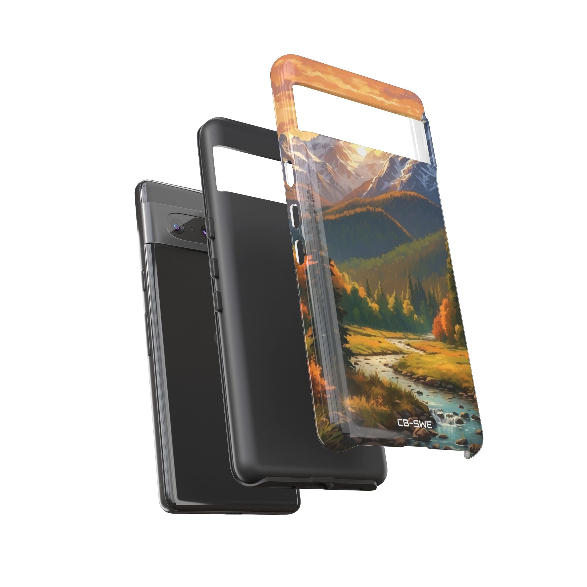 Mountain Reflections Glimmer - Google Pixel Case