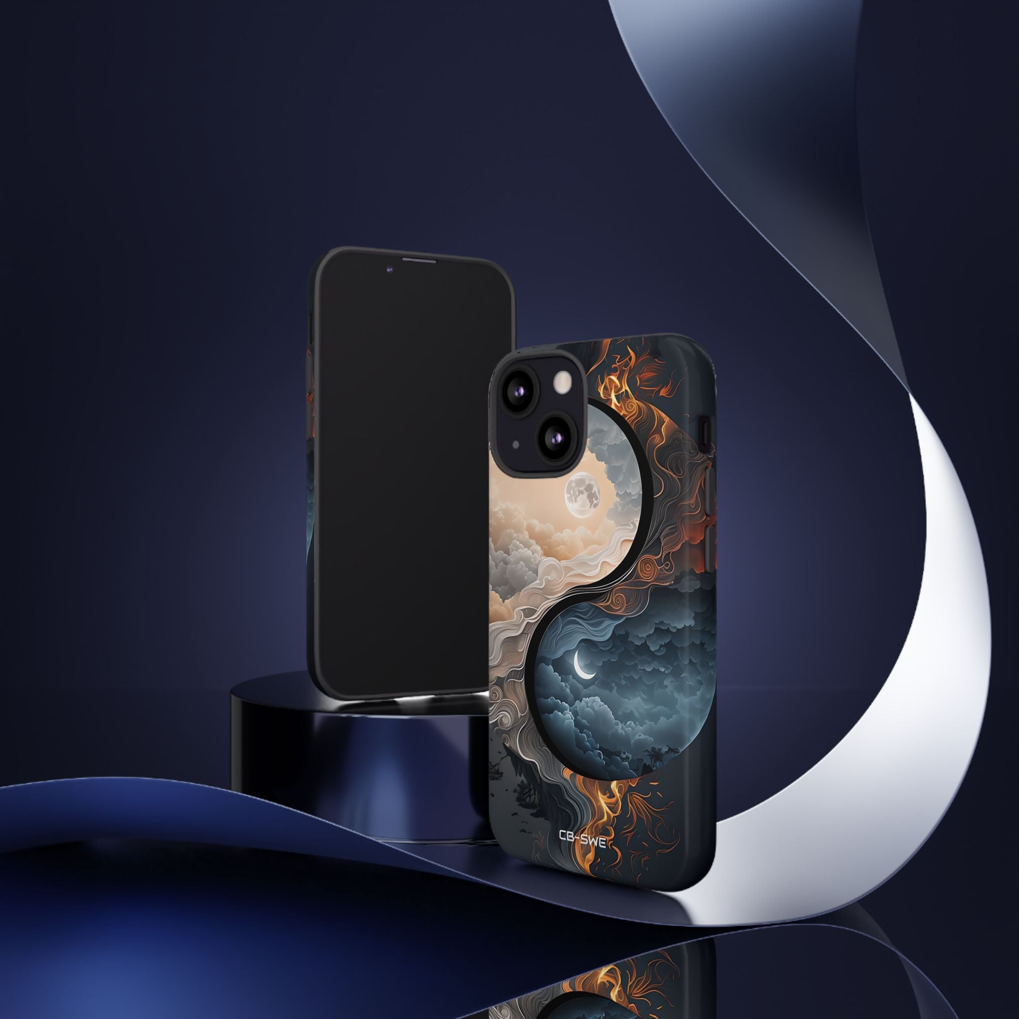 Moonlit Elemental Harmony - iPhone Case