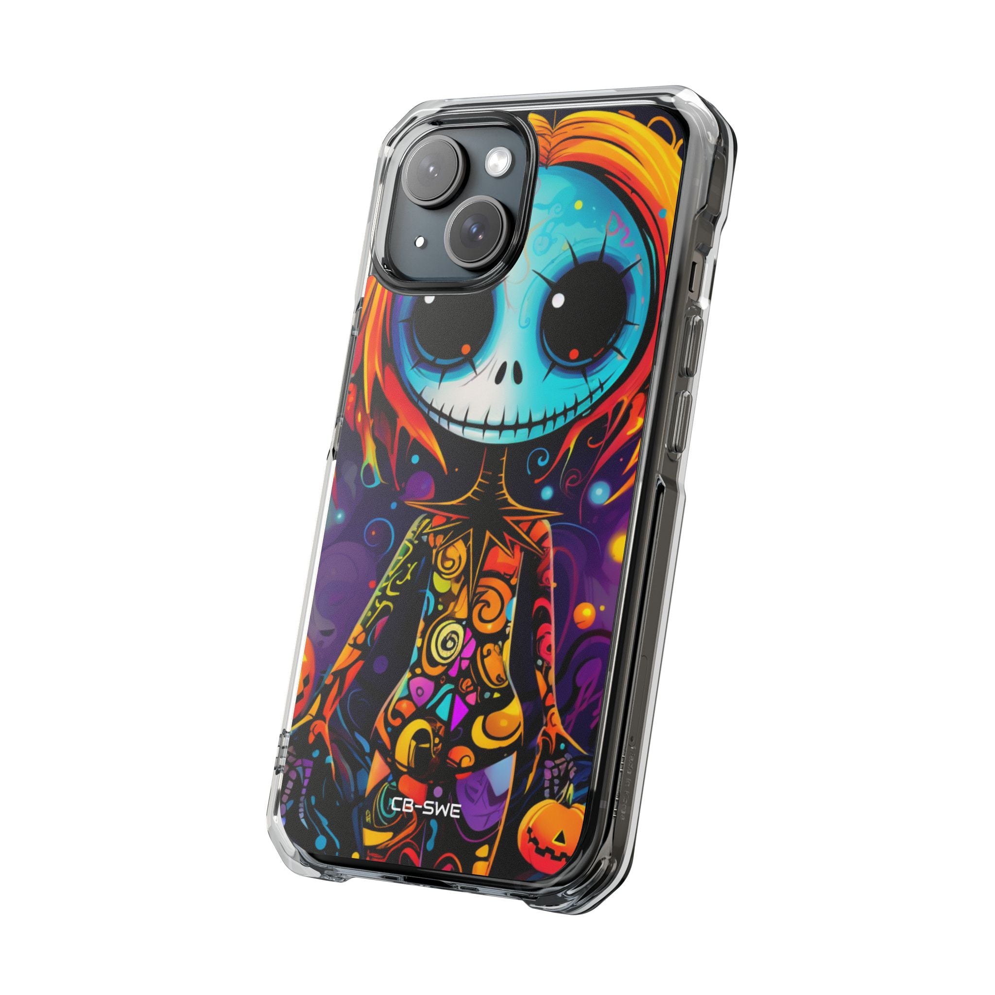 Skeletal Figure Laughs iPhone Case - Impact