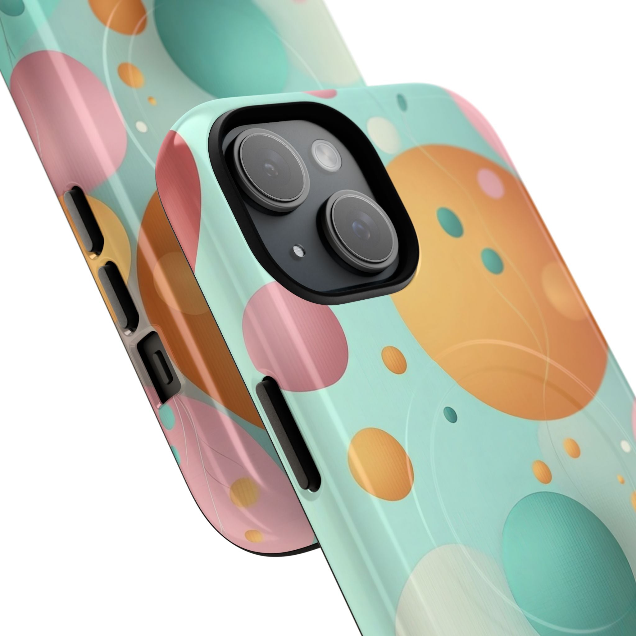 Pastel Circles iPhone 15 Case - Tough+