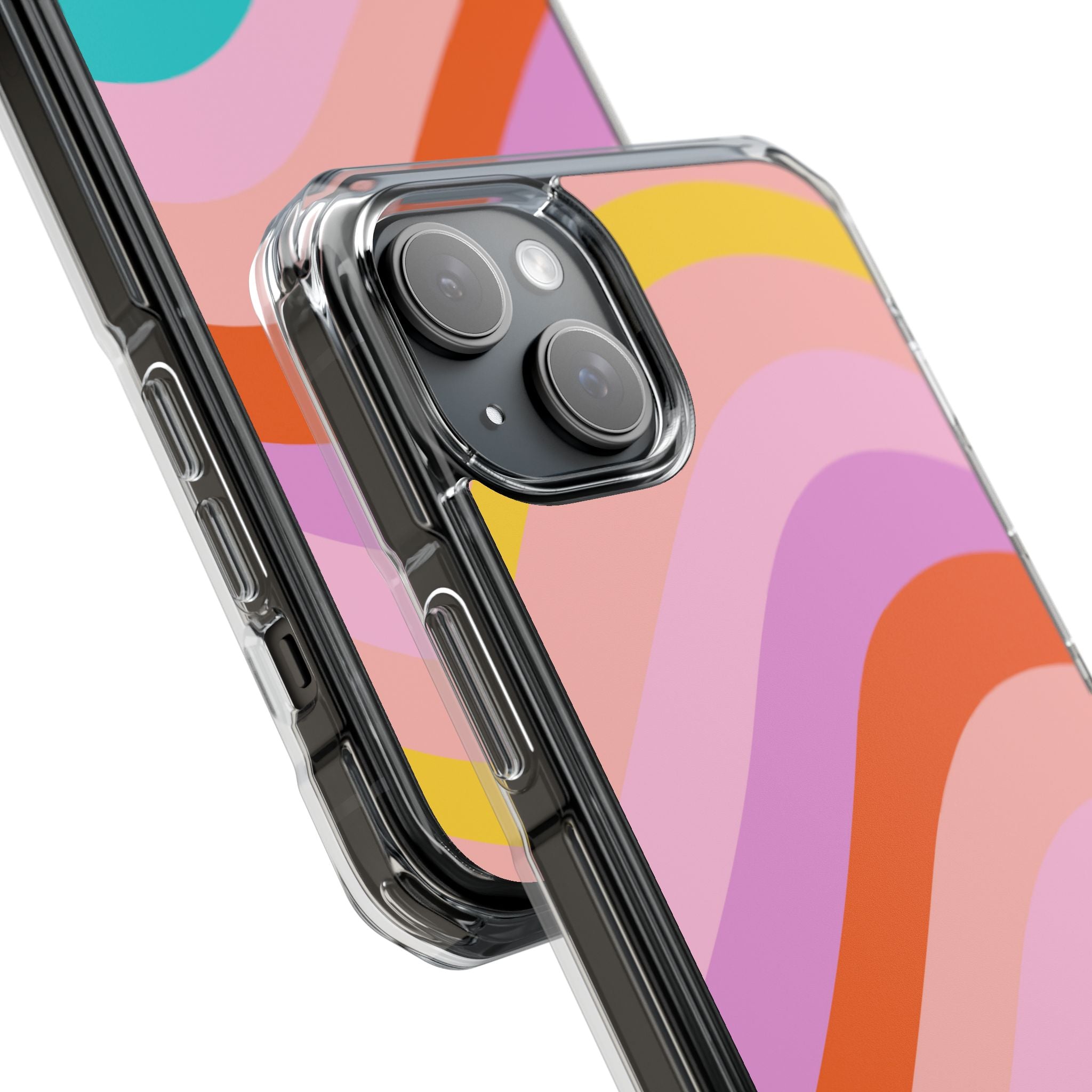Fluid Color Waves iPhone Case - Impact