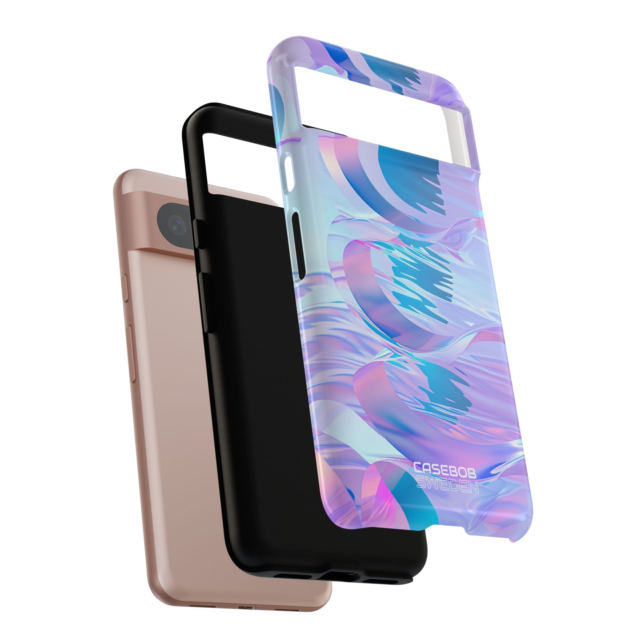 Iridescent Flowing Waves Google Pixel 8 - Tough