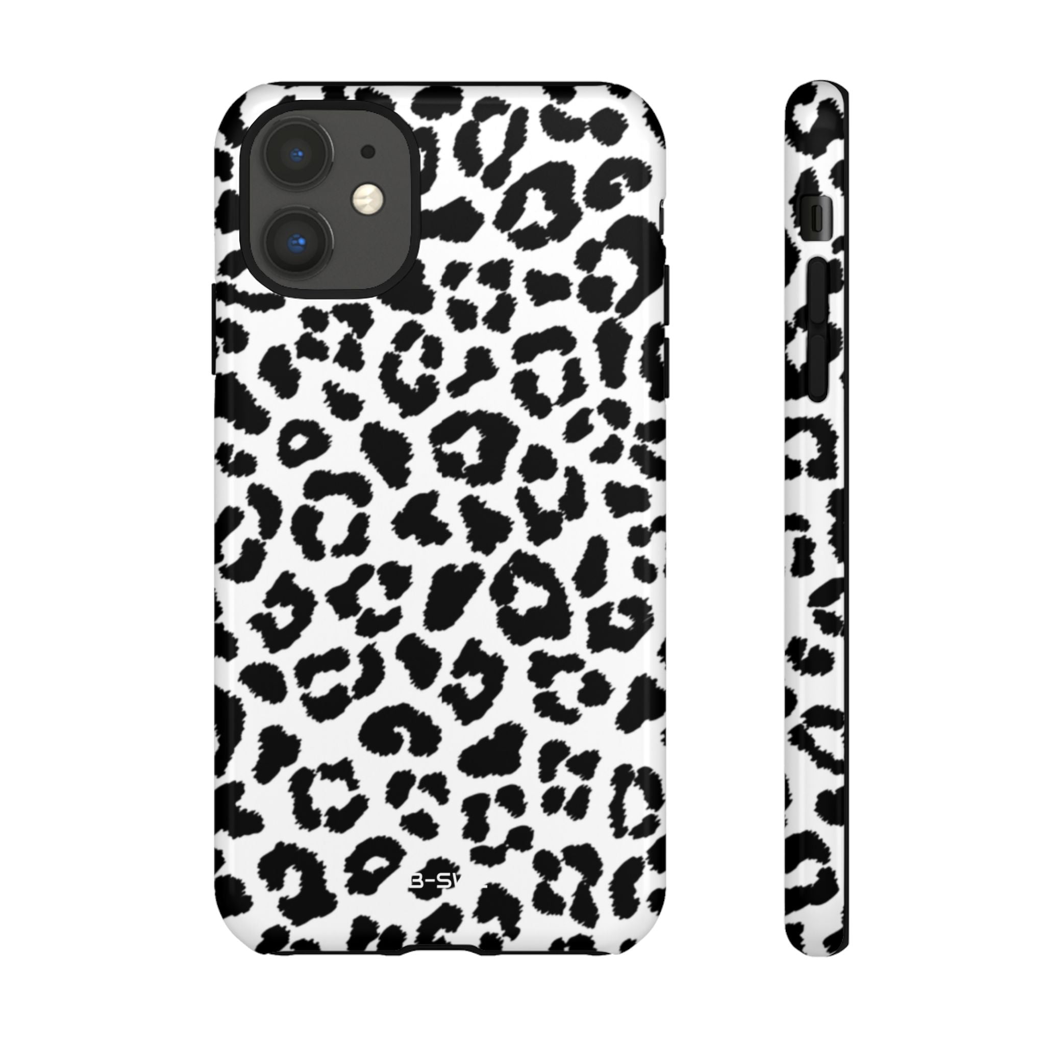 Monochrome Leopard Essence - iPhone Case
