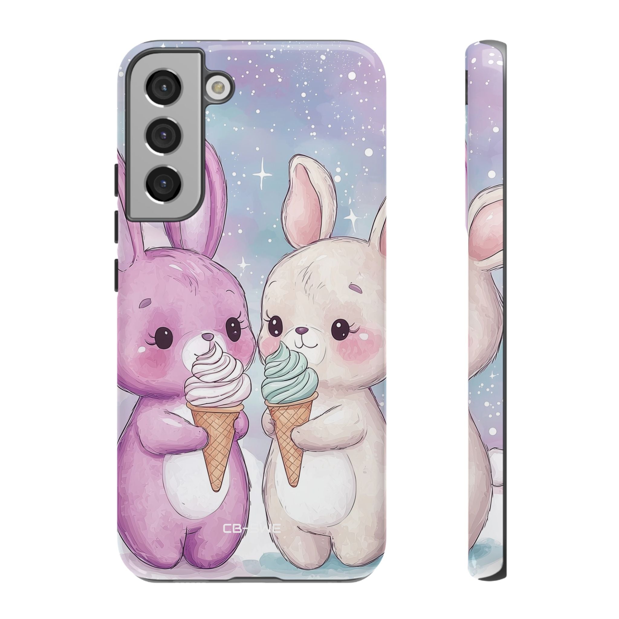 Rabbits Enjoy Ice Cream - Samsung Case