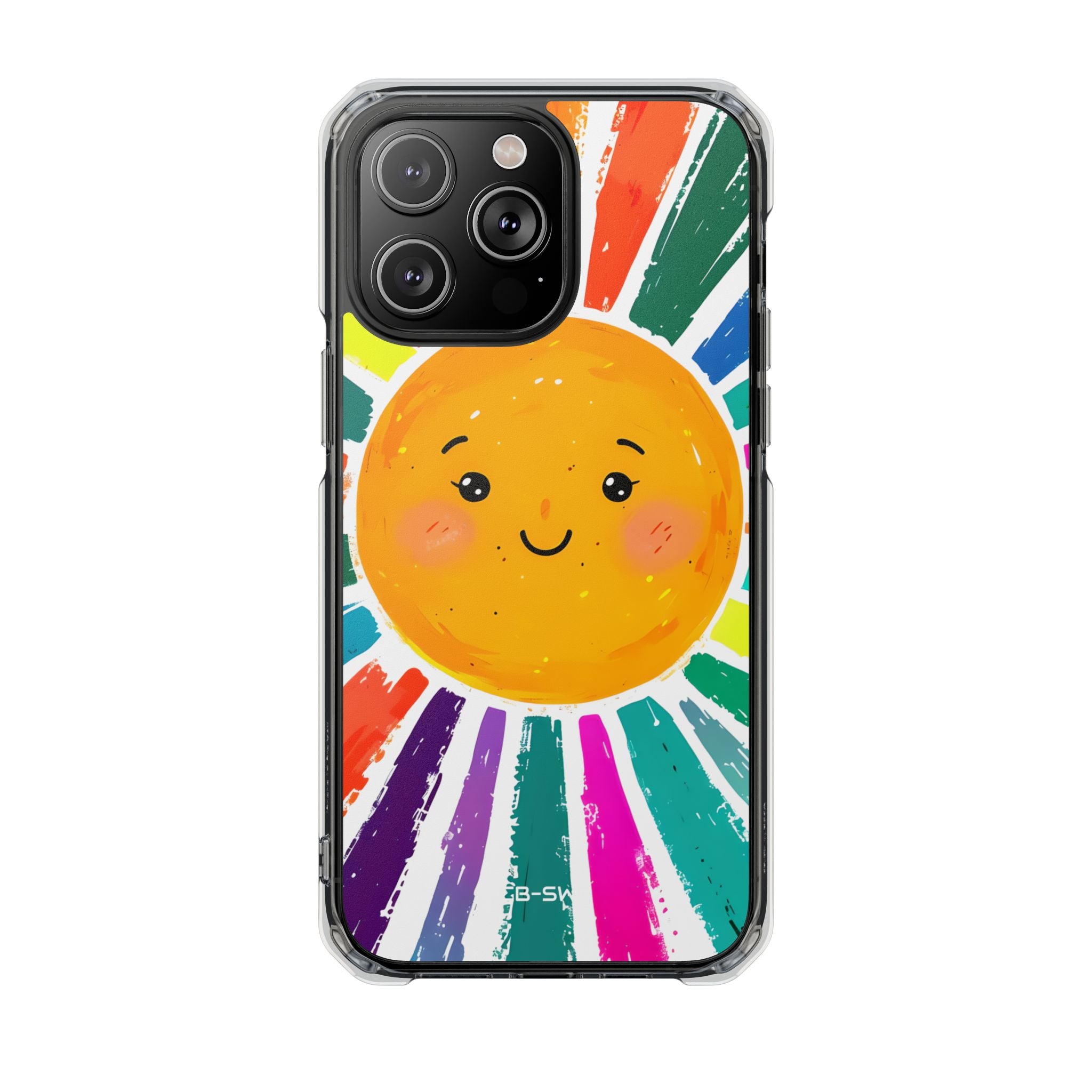 Radiant Smiling Sun iPhone Case - Impact