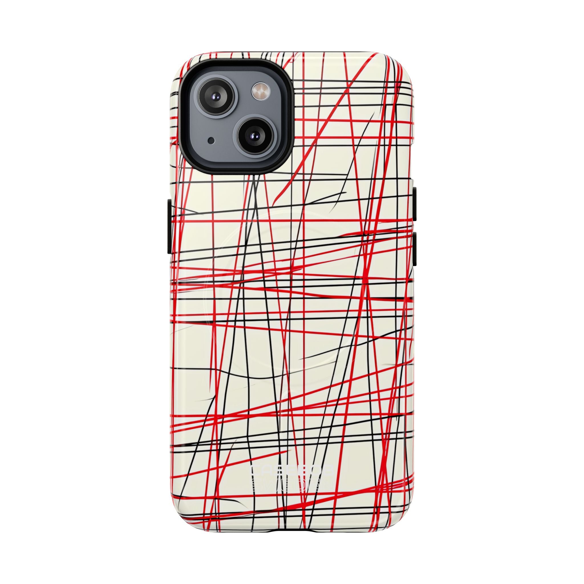 Crimson Wire Tangle iPhone 14 - Tough+